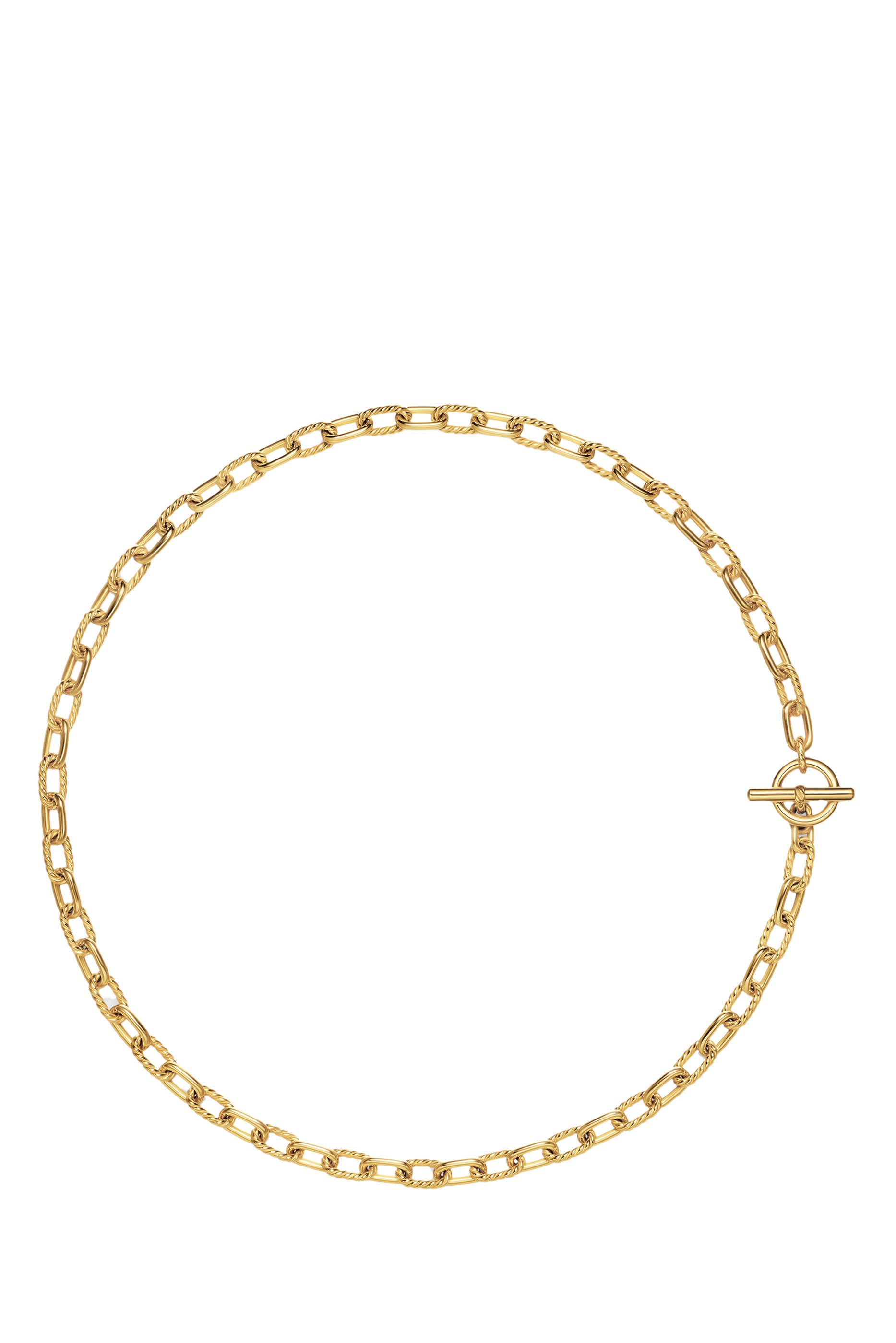 Madison® Toggle Chain Necklace,  18K Yellow Gold