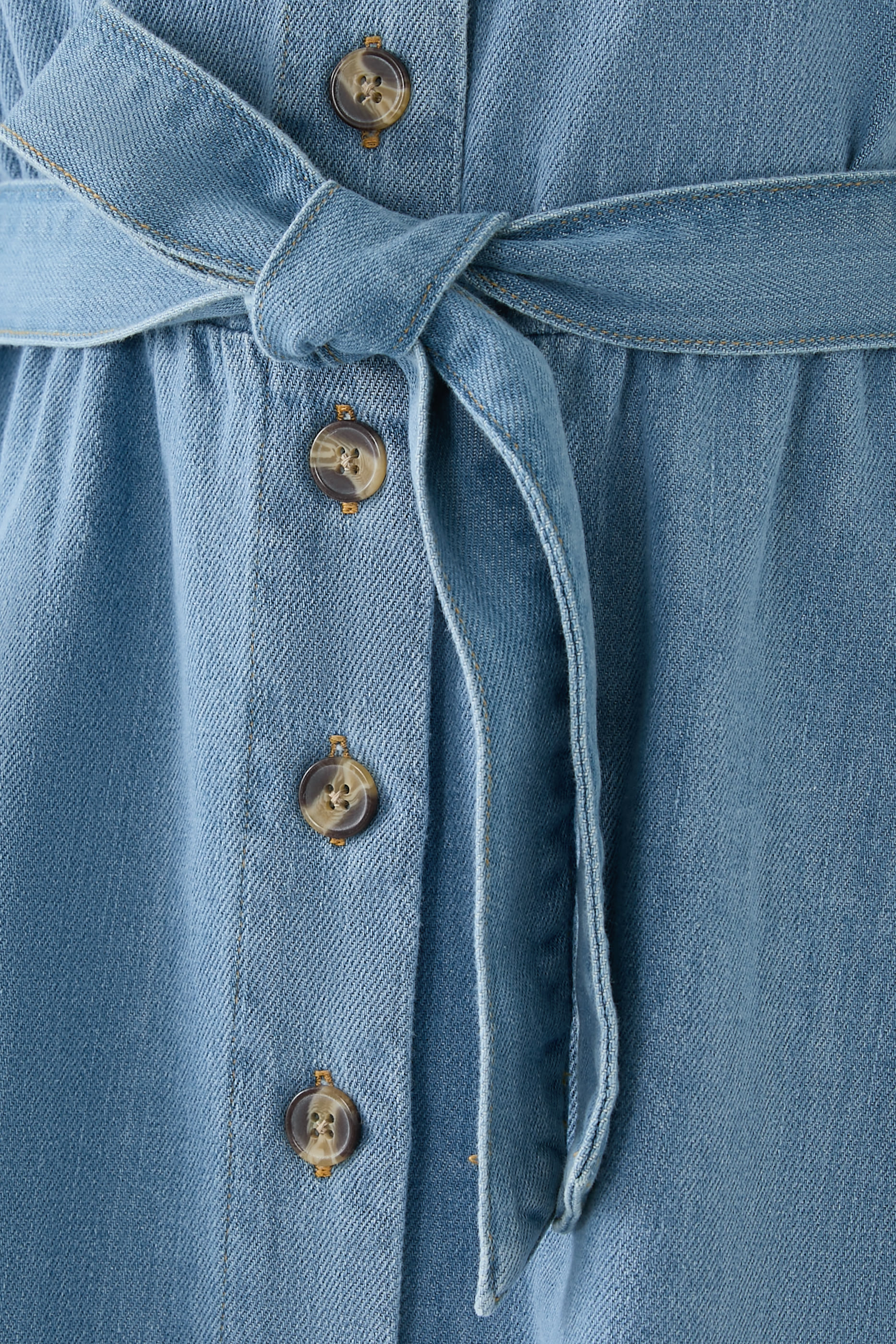 Denim Tie Waist Nolan Mini Dress