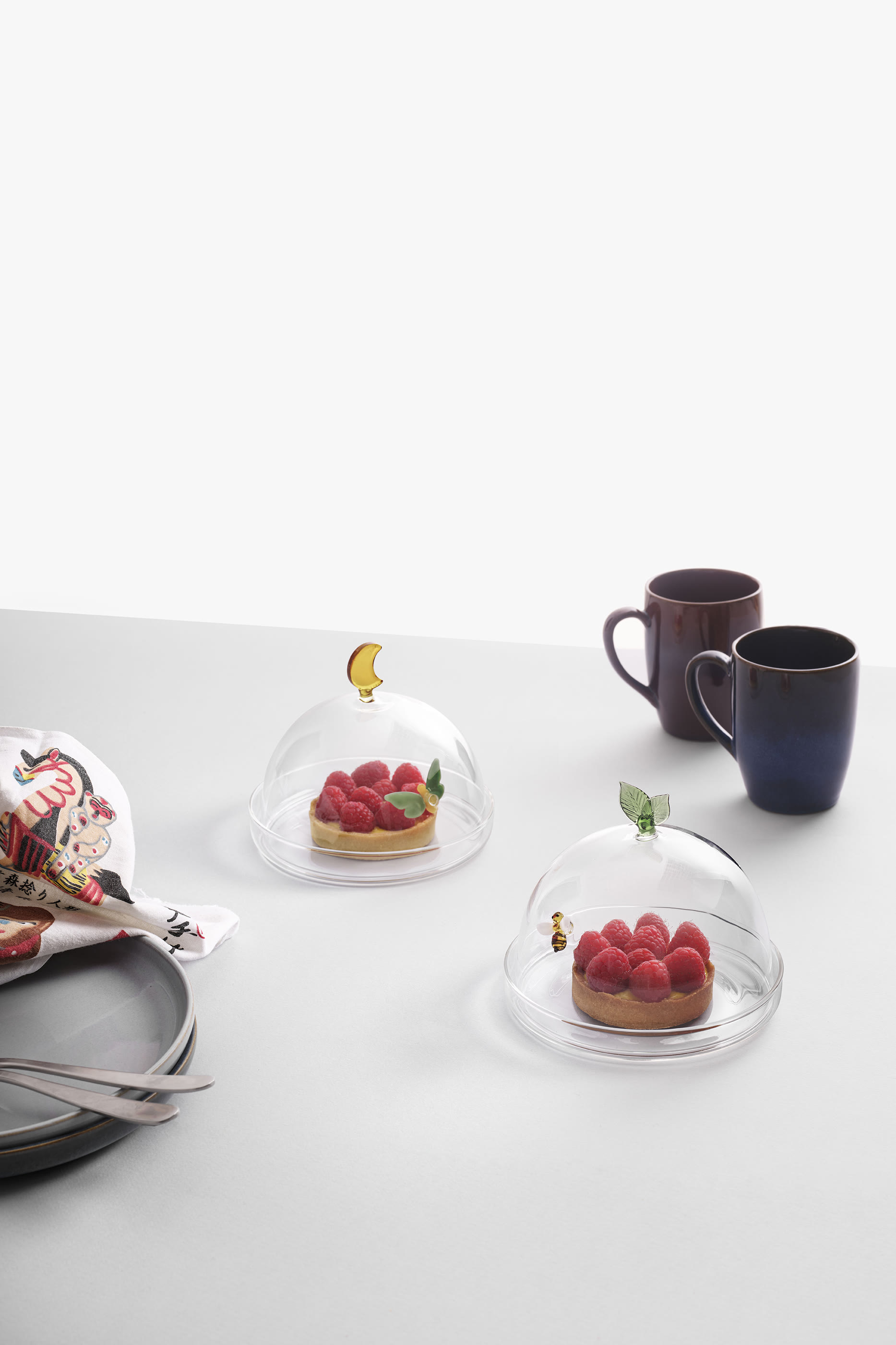 Butterfly and Moon Dome with Dish