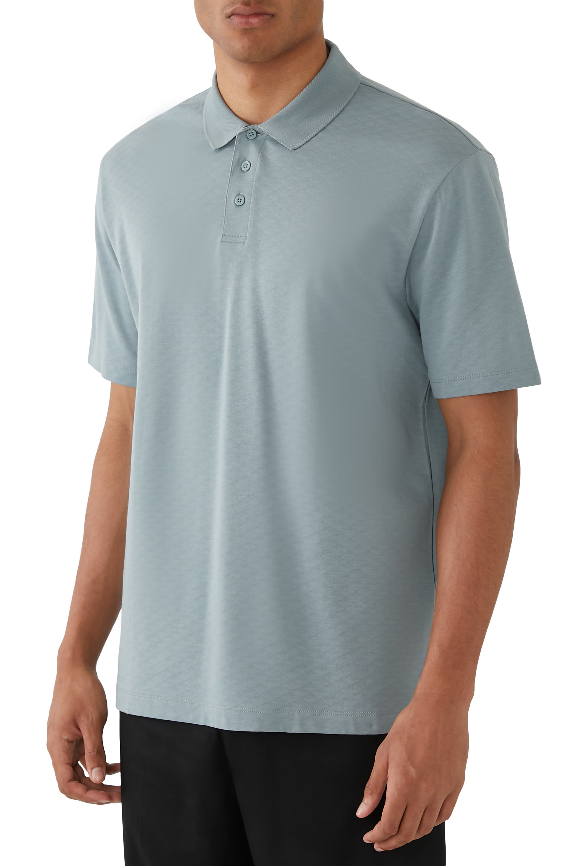 Polo with All Over Embroidery