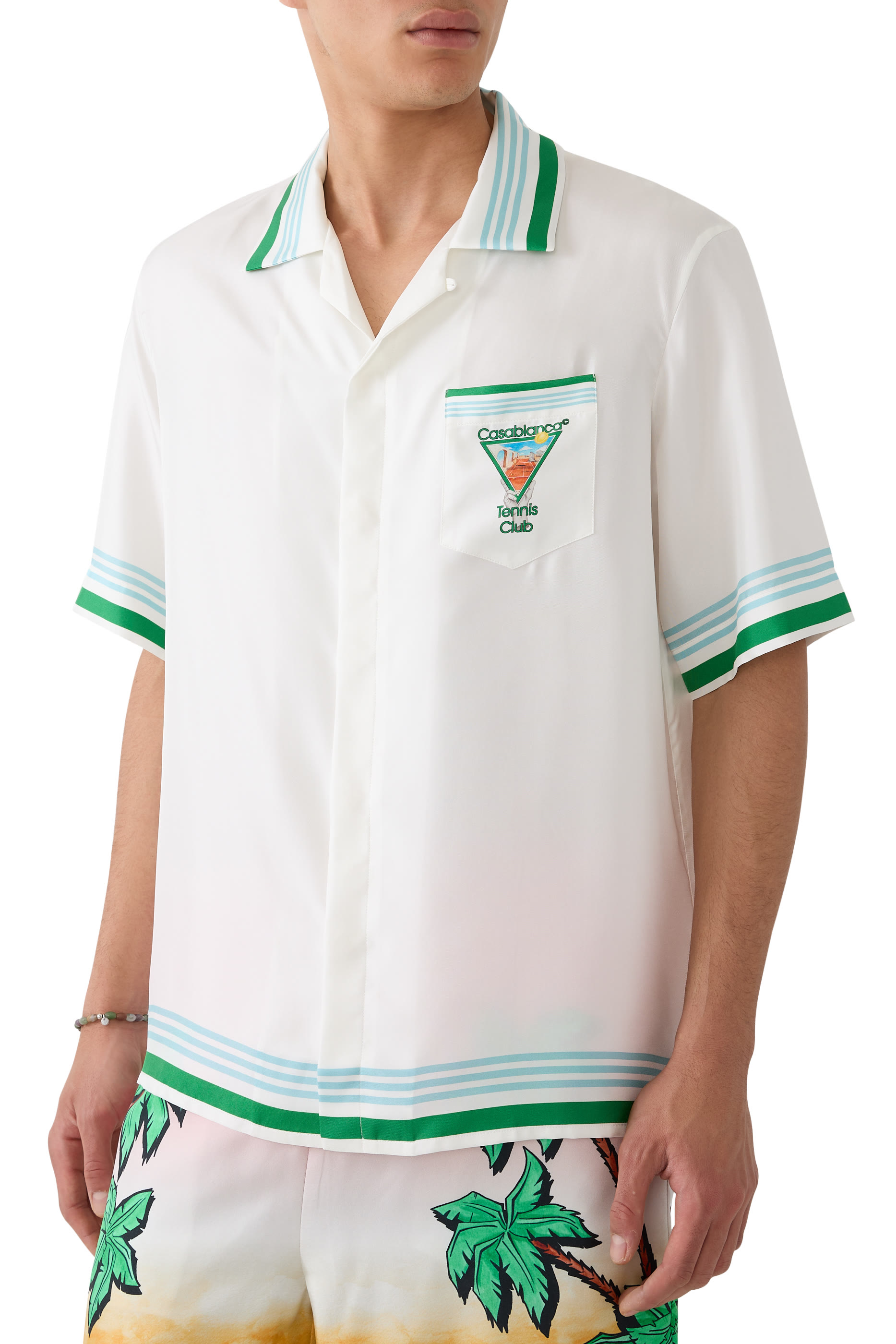 Metaphysical Tennis Icon Silk Shirt