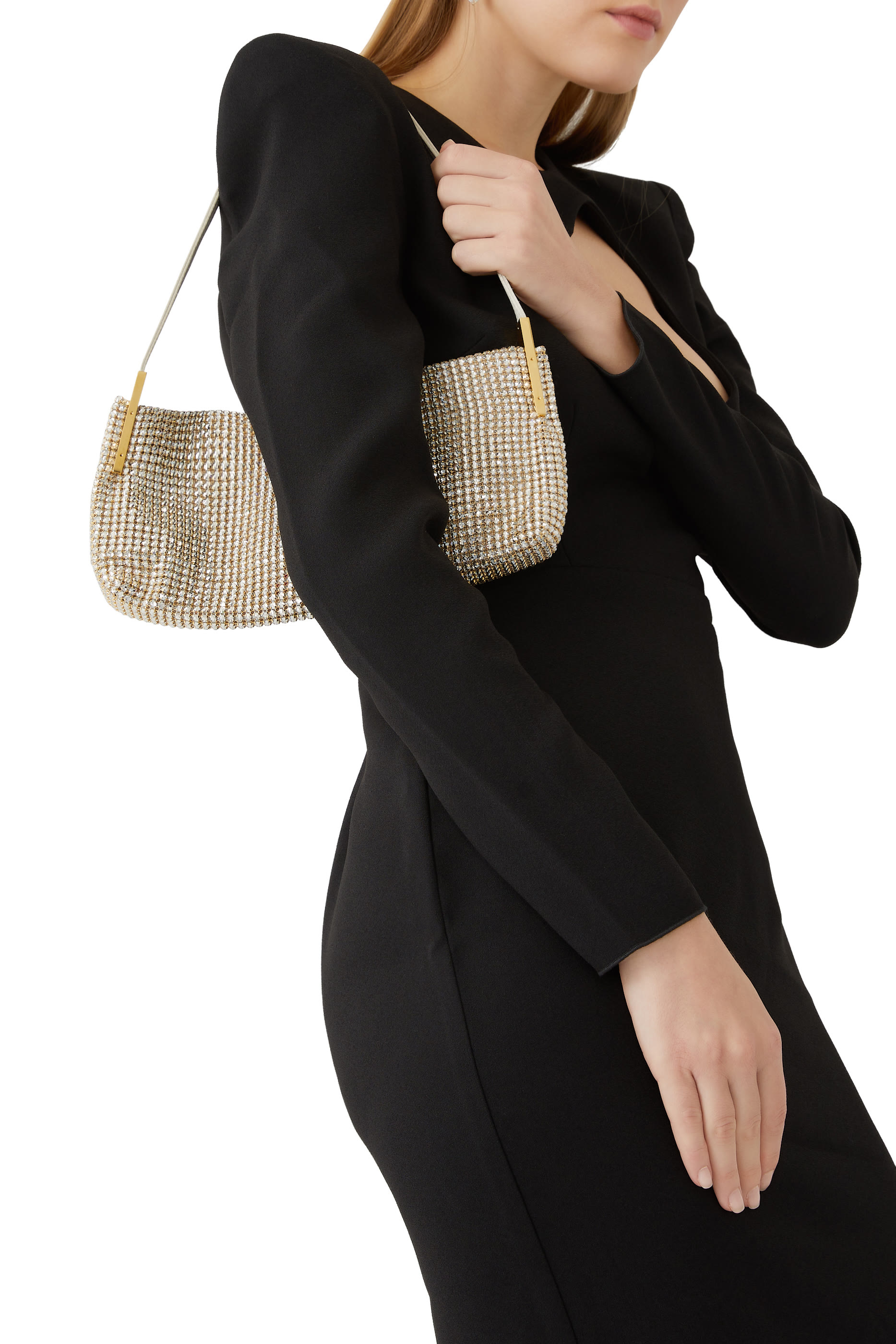 Suzanne Small Crystal Shoulder Bag