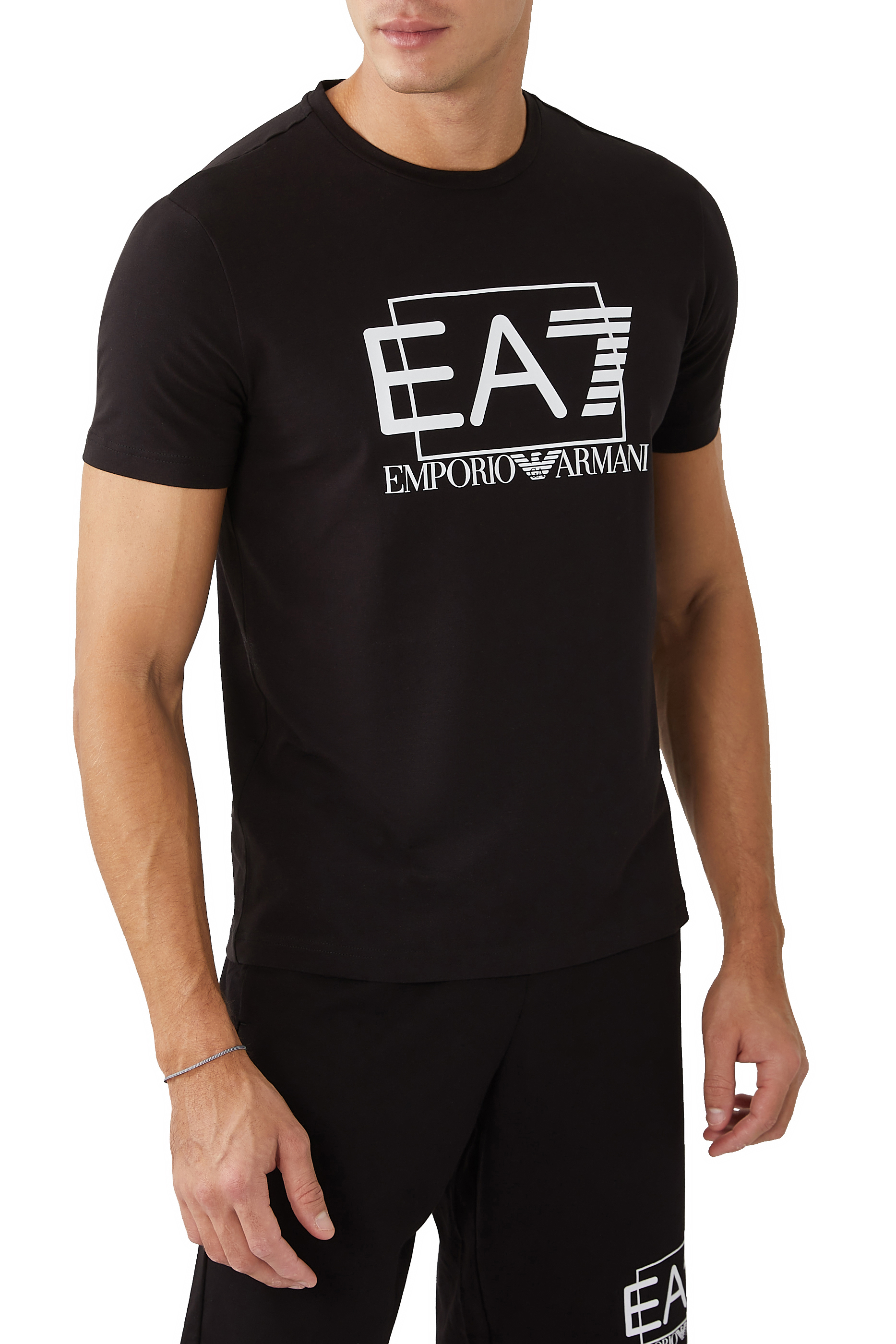 Buy Emporio Armani EA7 Logo T-Shirt for Mens | Bloomingdale's KSA