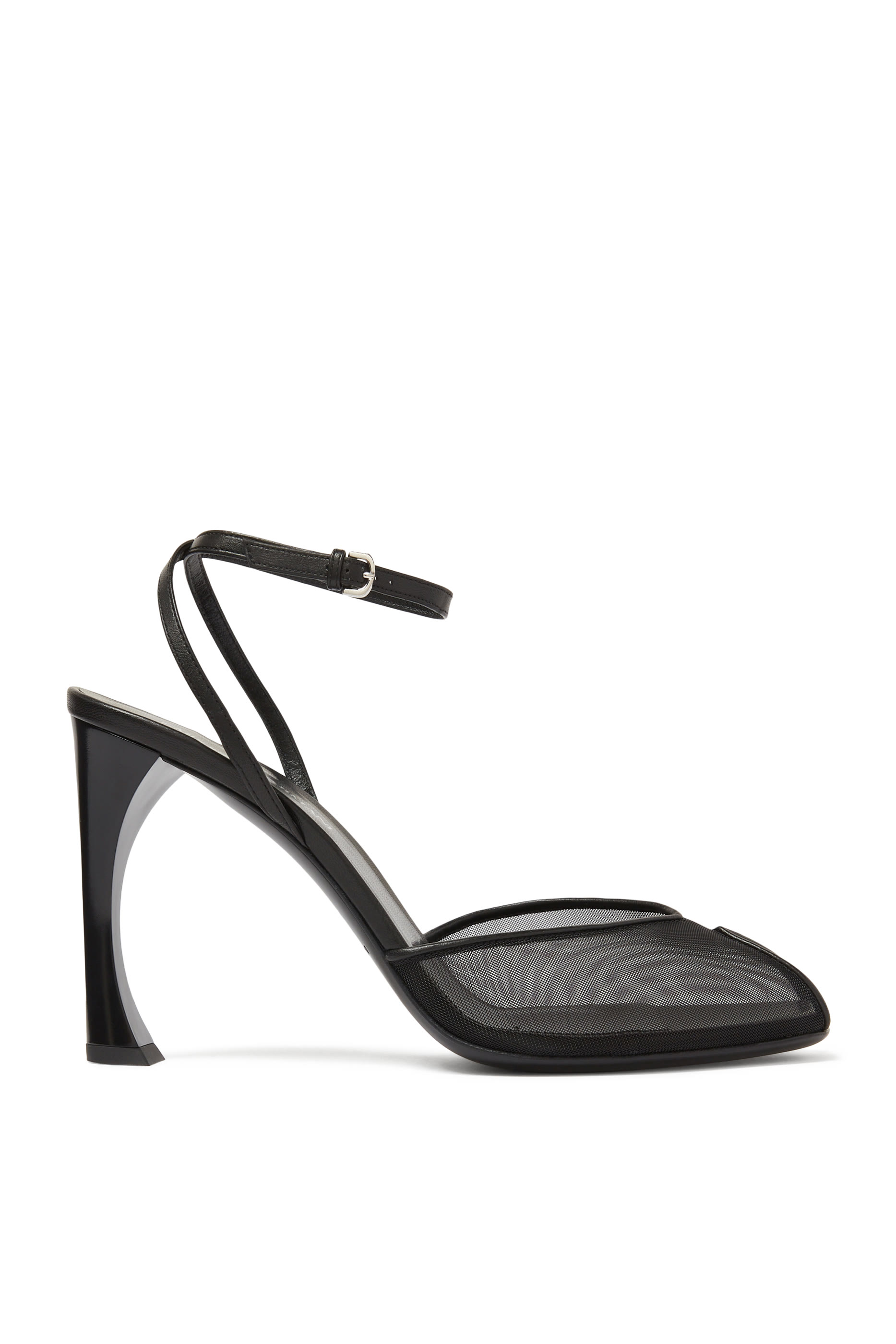 Open-Toe Mesh Sandals