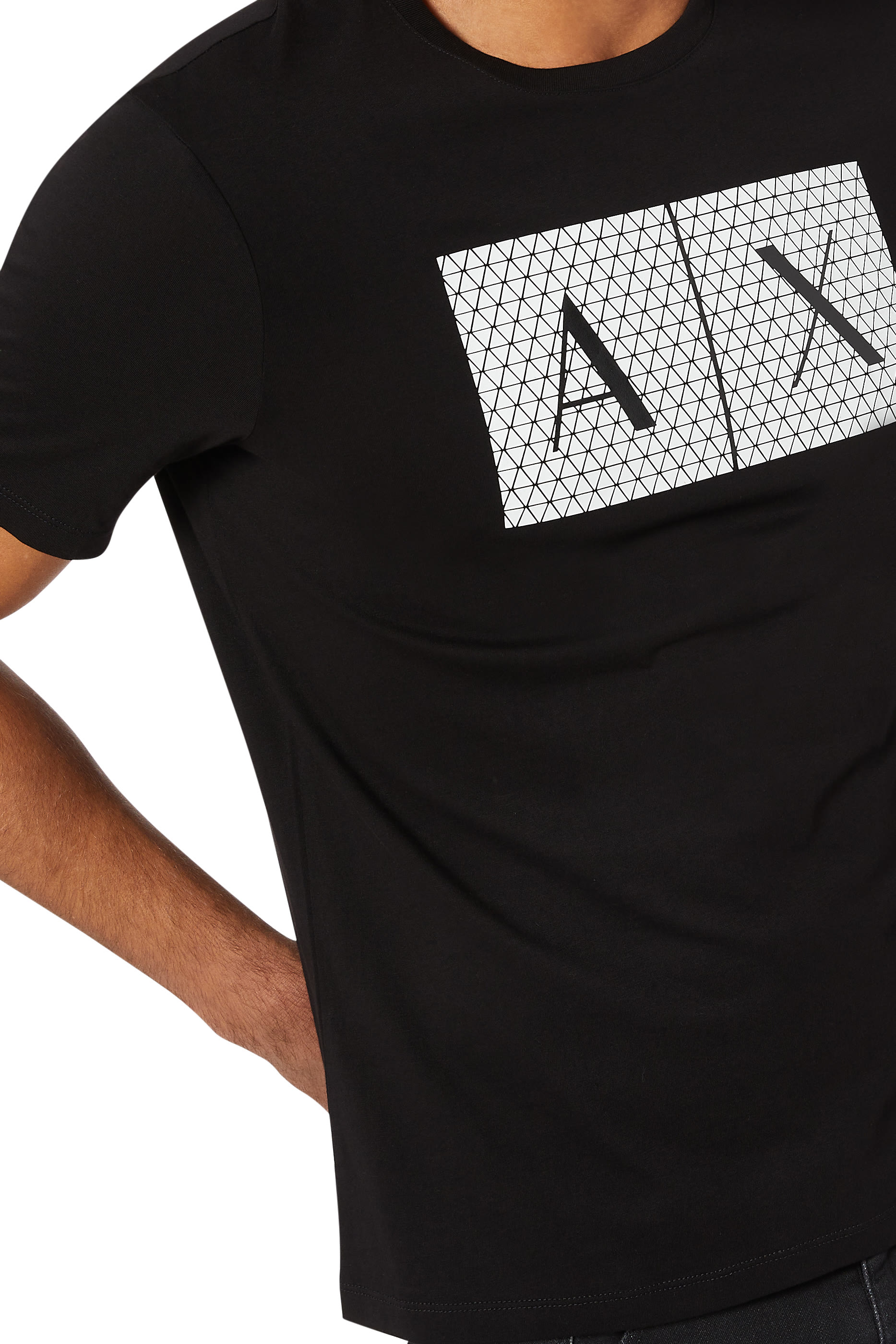 Triangulation Logo Print T-Shirt