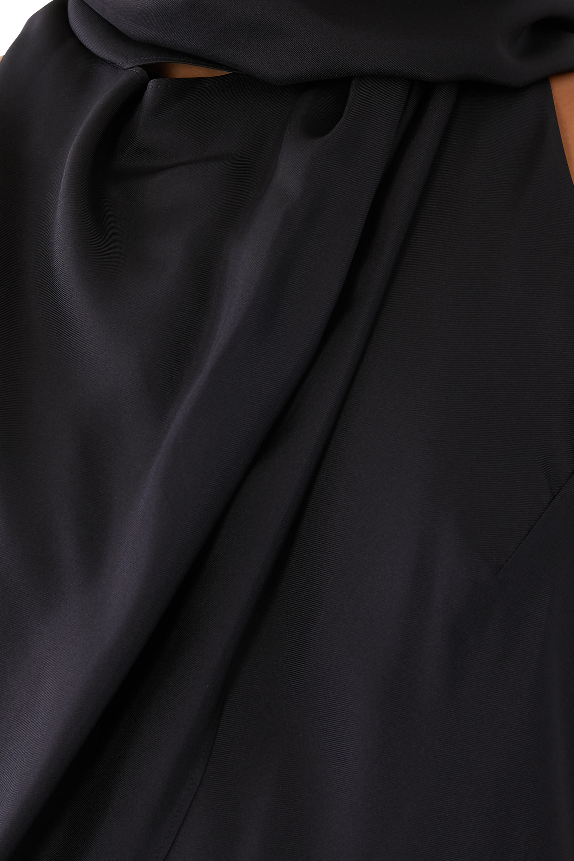 Silk Foulard Halter Dress