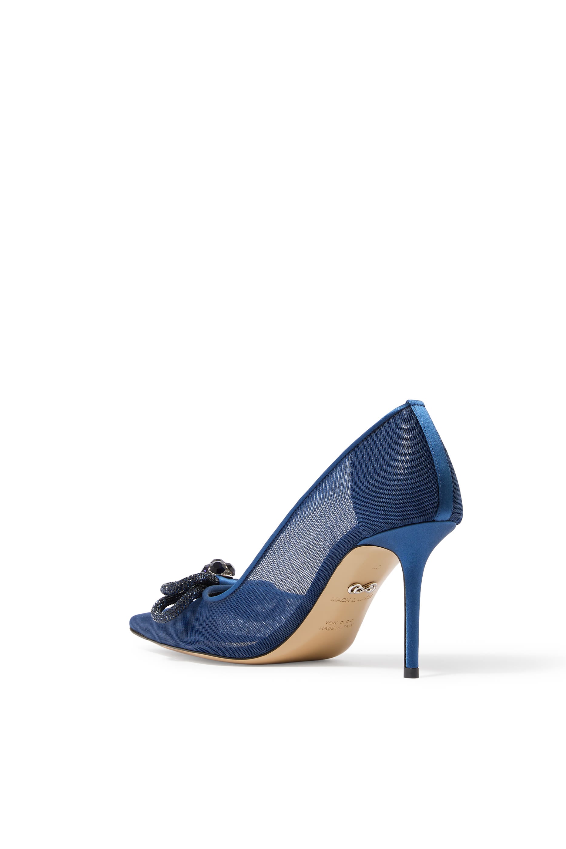  Double Bow 85 Mesh Pumps