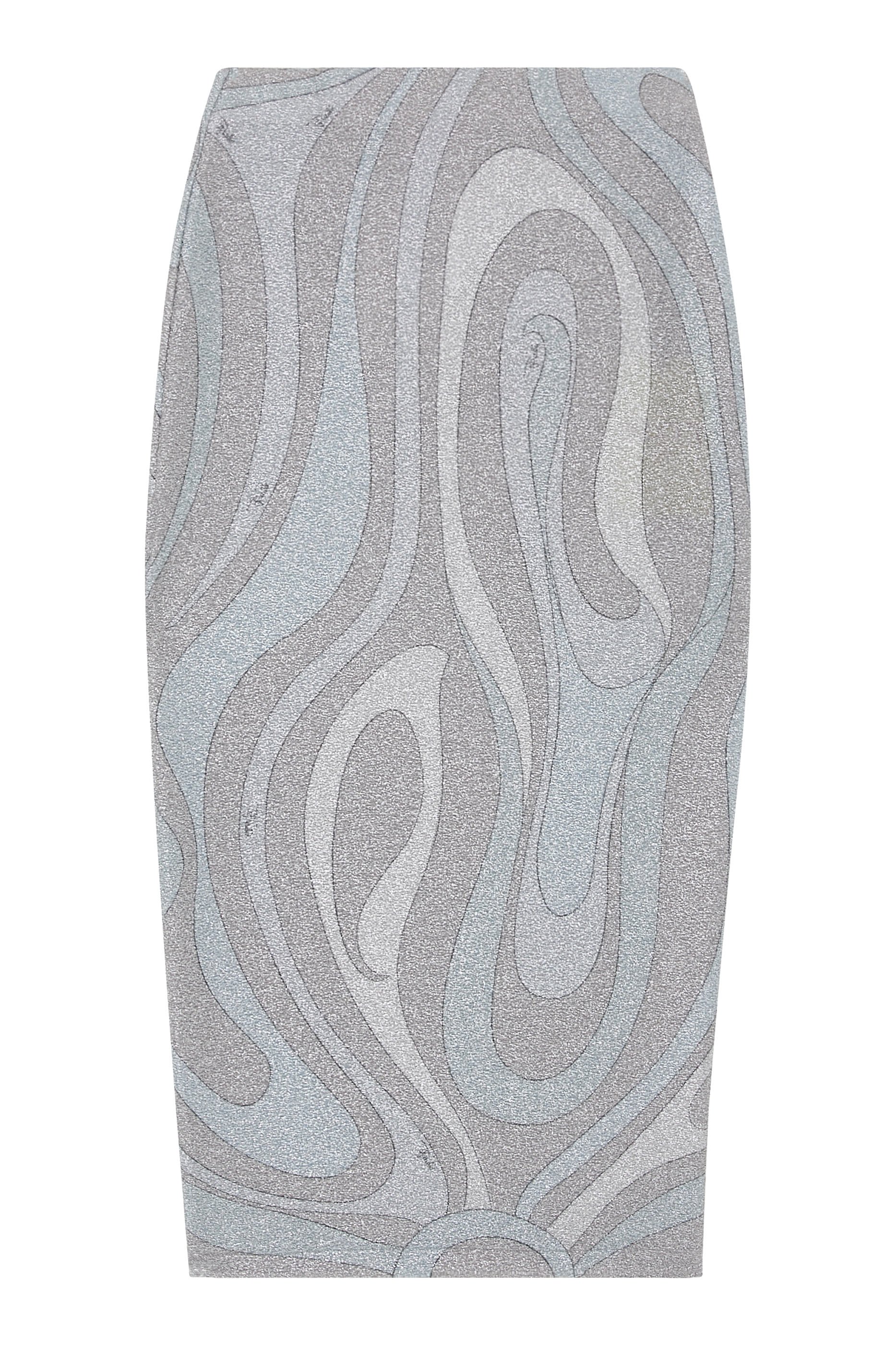 Lame Jersey Skirt