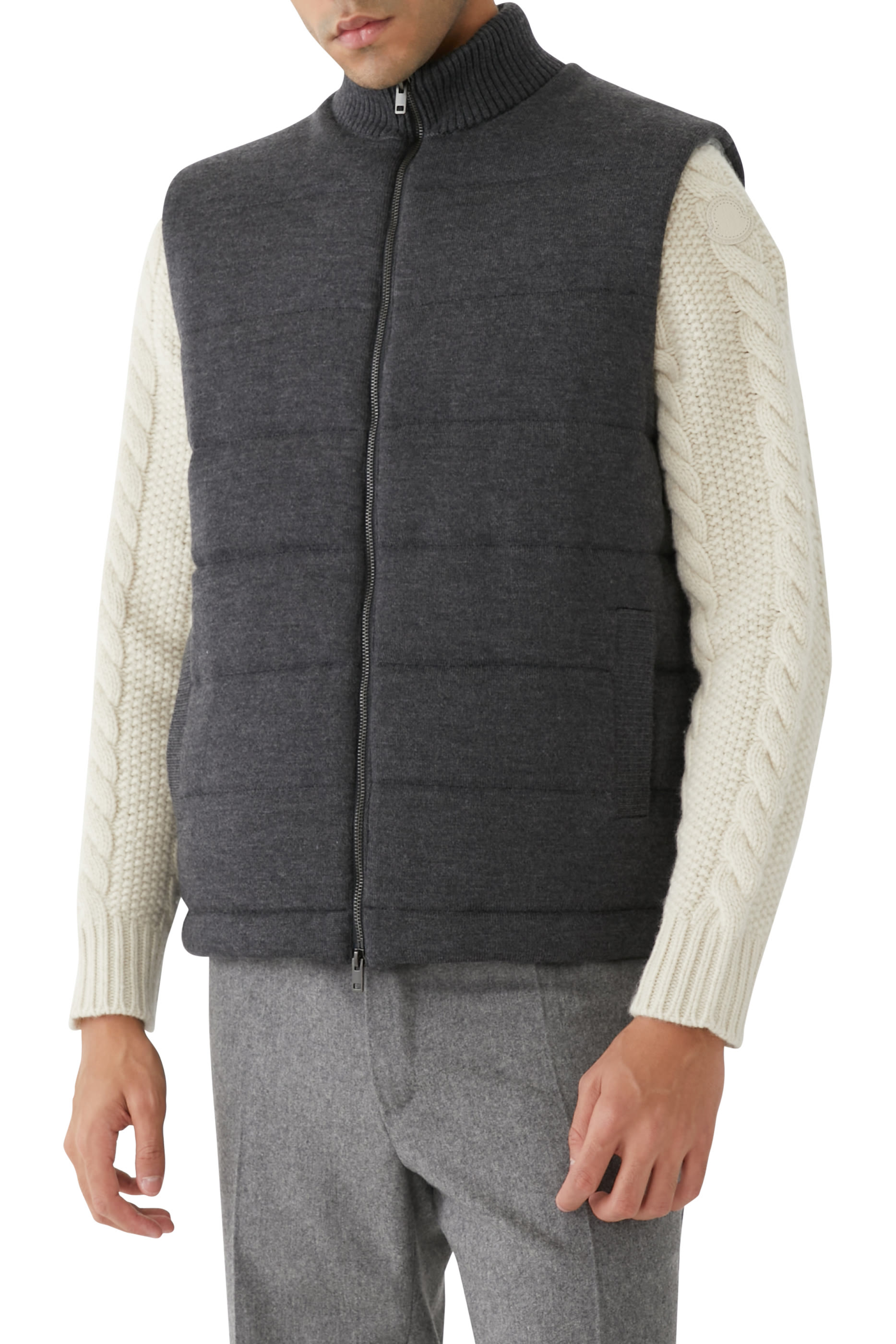 Merino Wool Full-Zip Vest