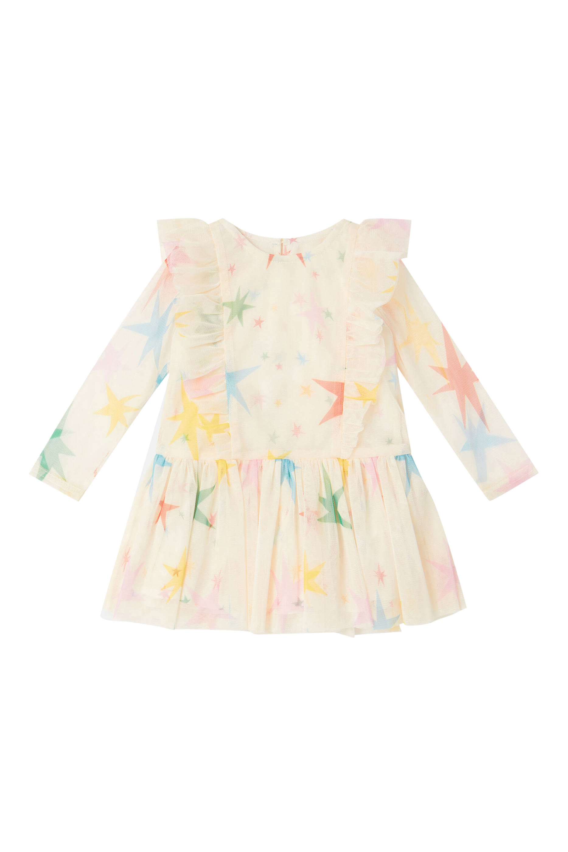 Baby Star Pattern Frilled Tulle Dress