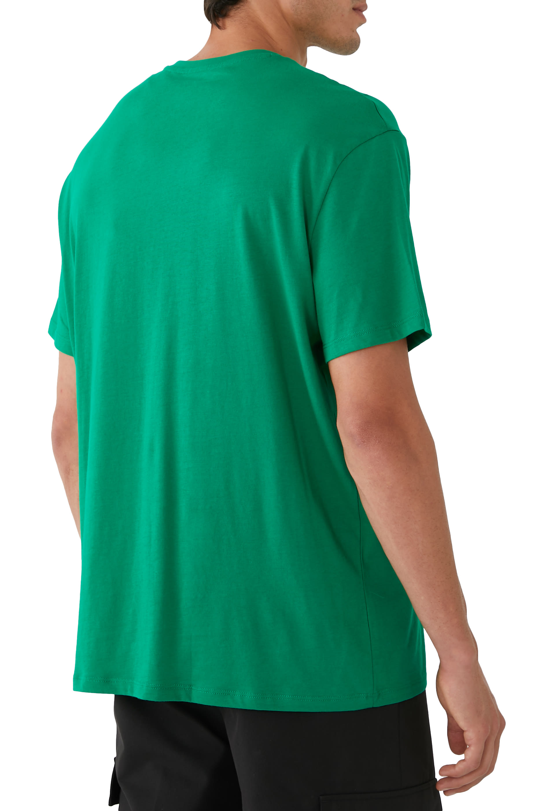 AX Logo V Neck Regular T-Shirt