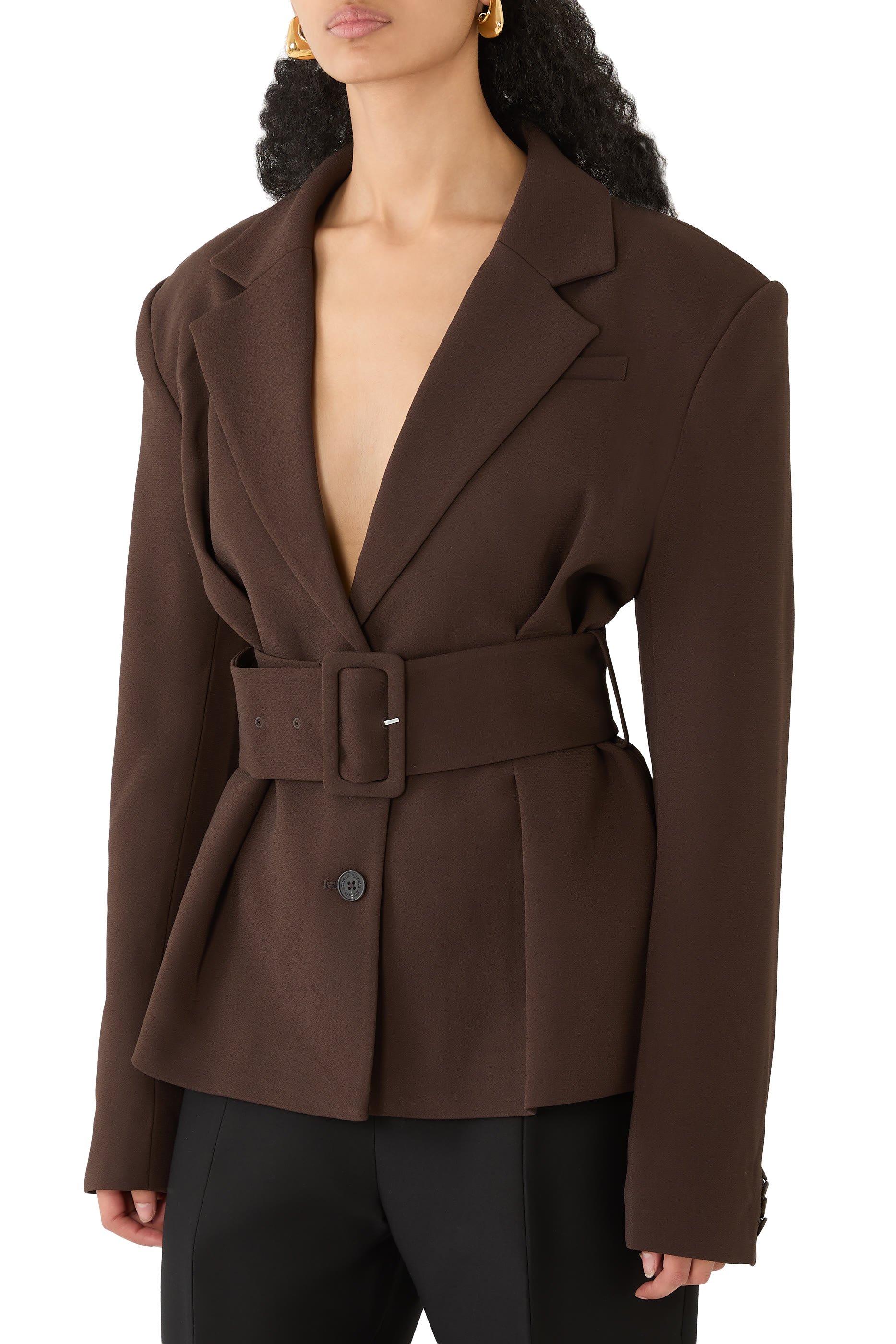 Suiting Belted Blazer