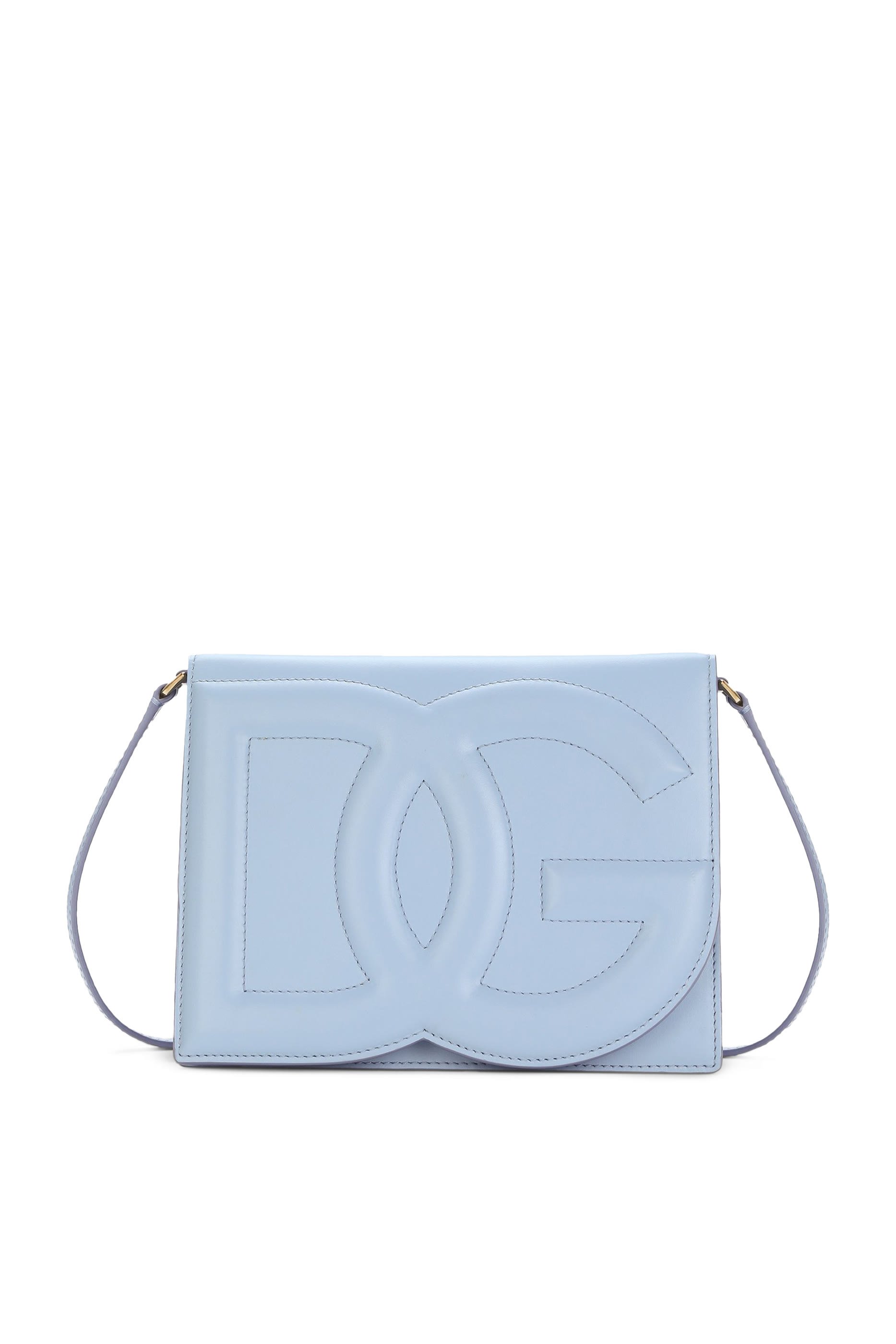 Calfskin DG Logo Crossbody Bag