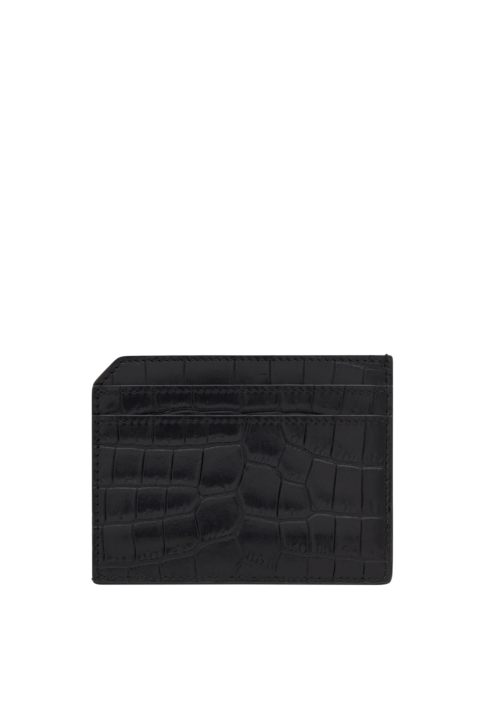 Tiny Cassandre Croc-Embossed Card Case