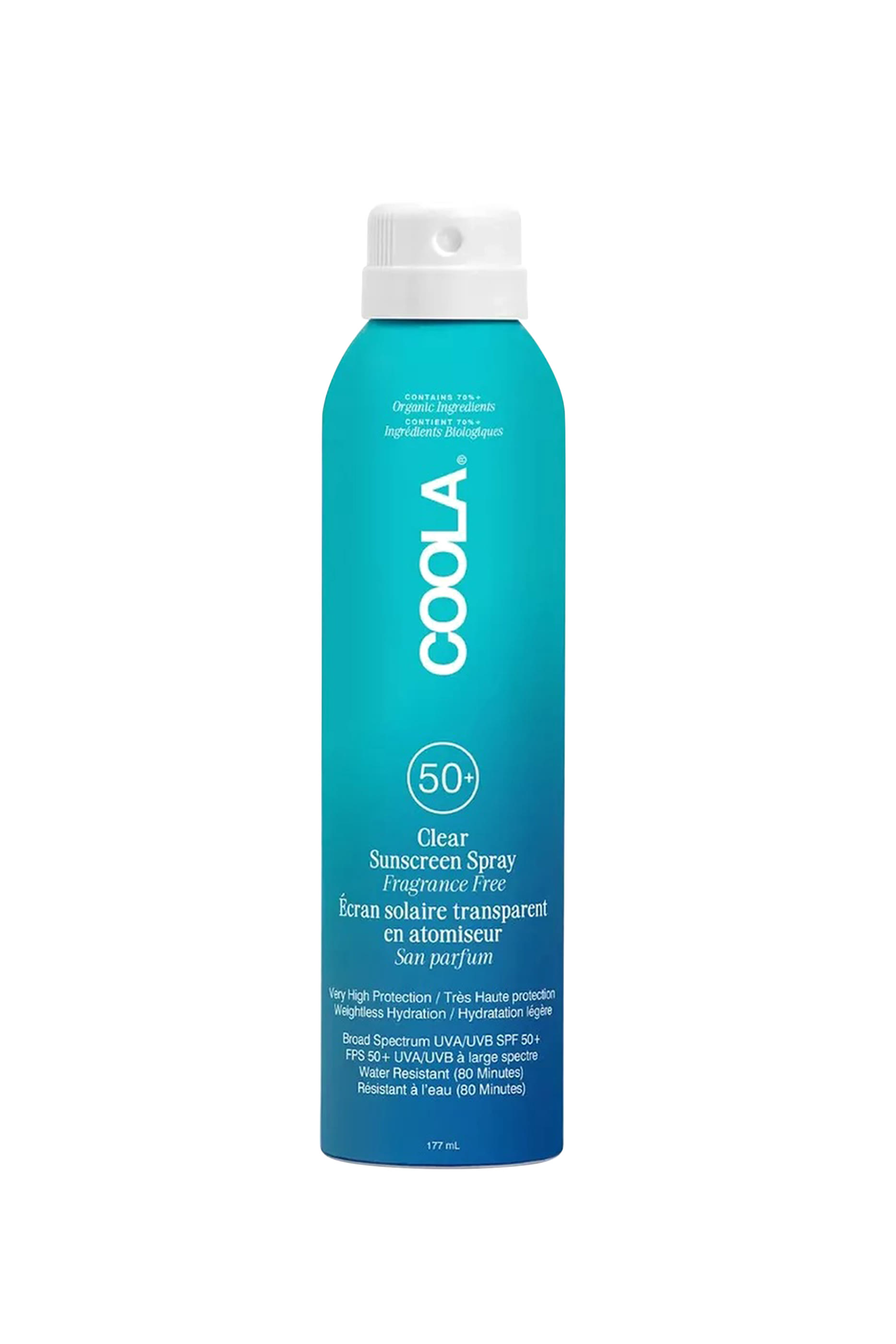 Coola Sport Spray Unscented SPF 50