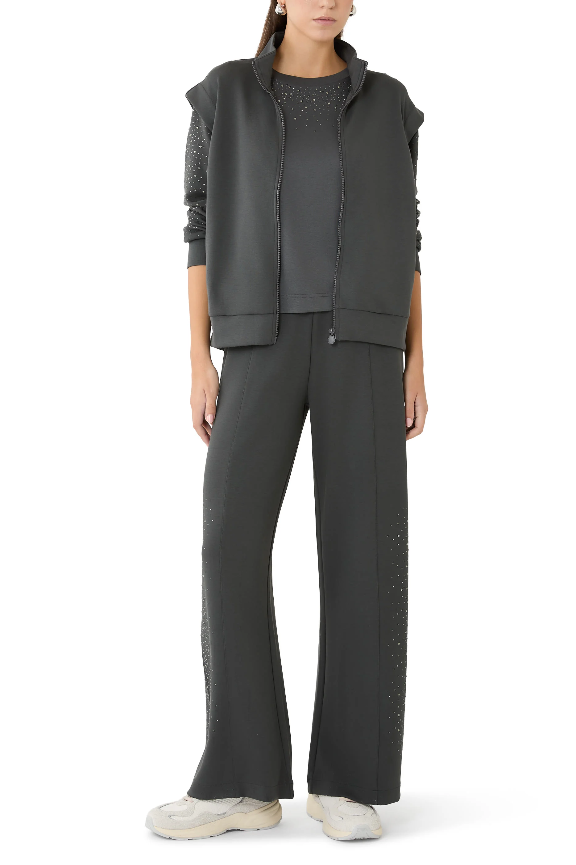  Crystal Embellished Trousers