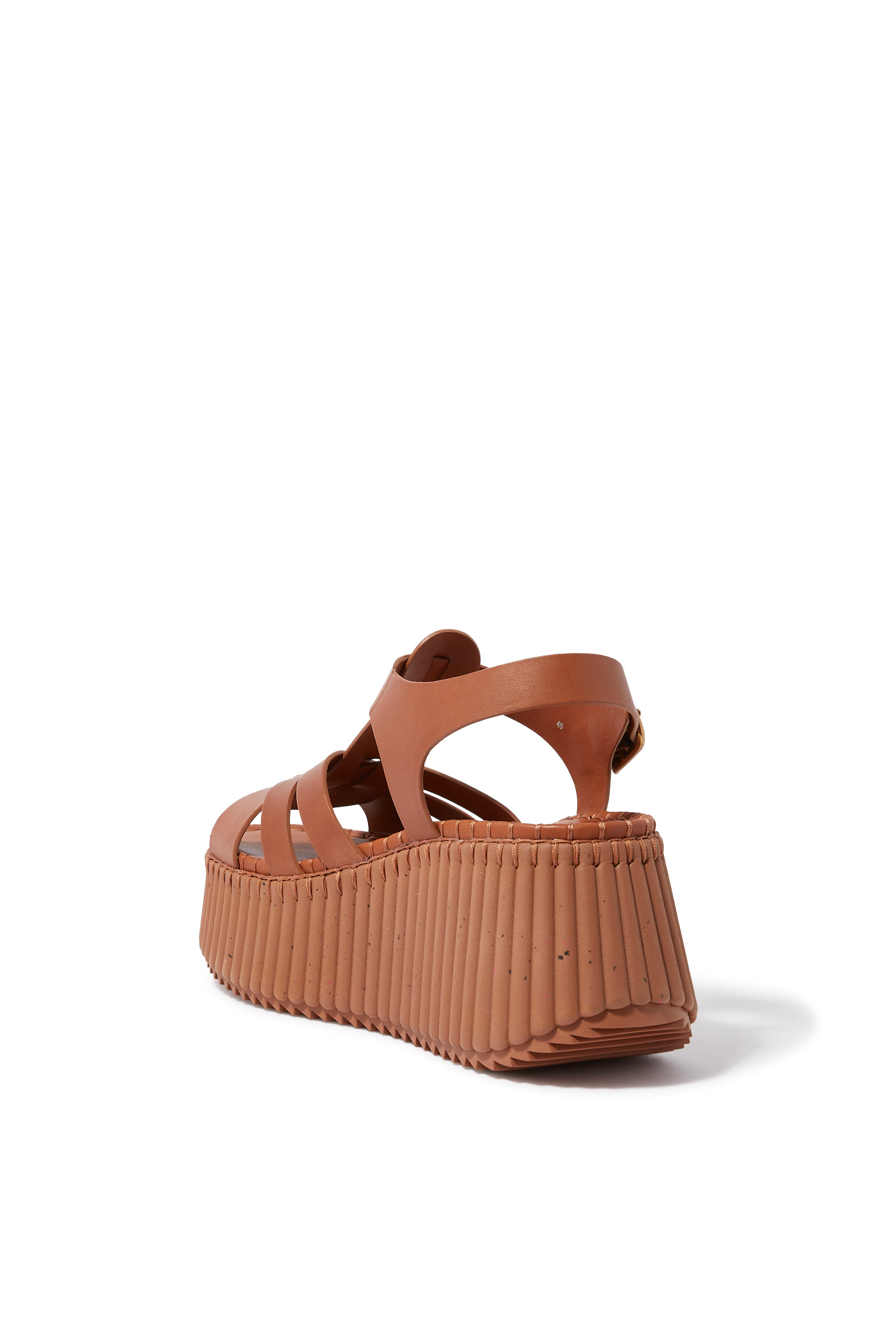 Wedge Leather Sandals