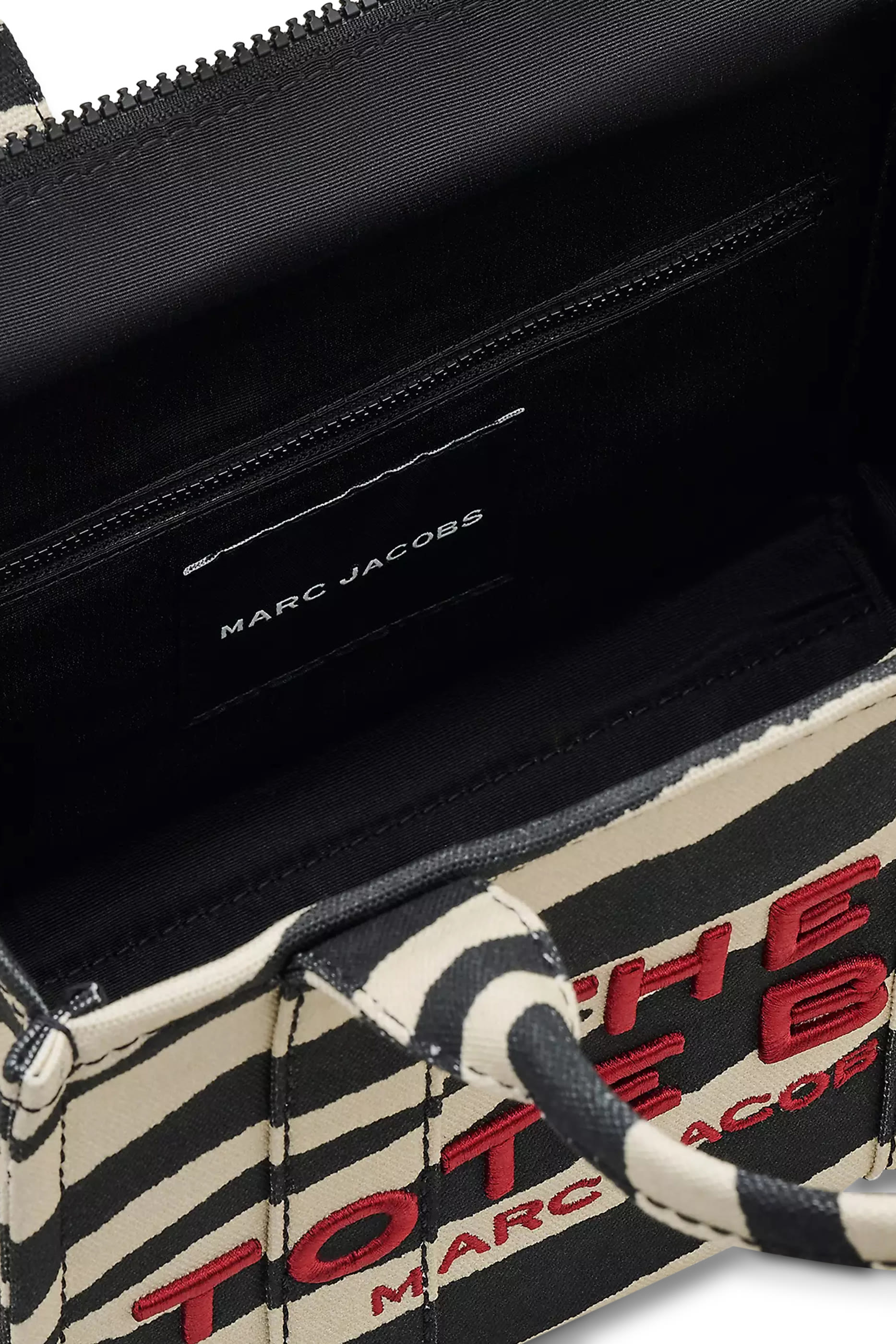 The Zebra Canvas Small Tote Bag