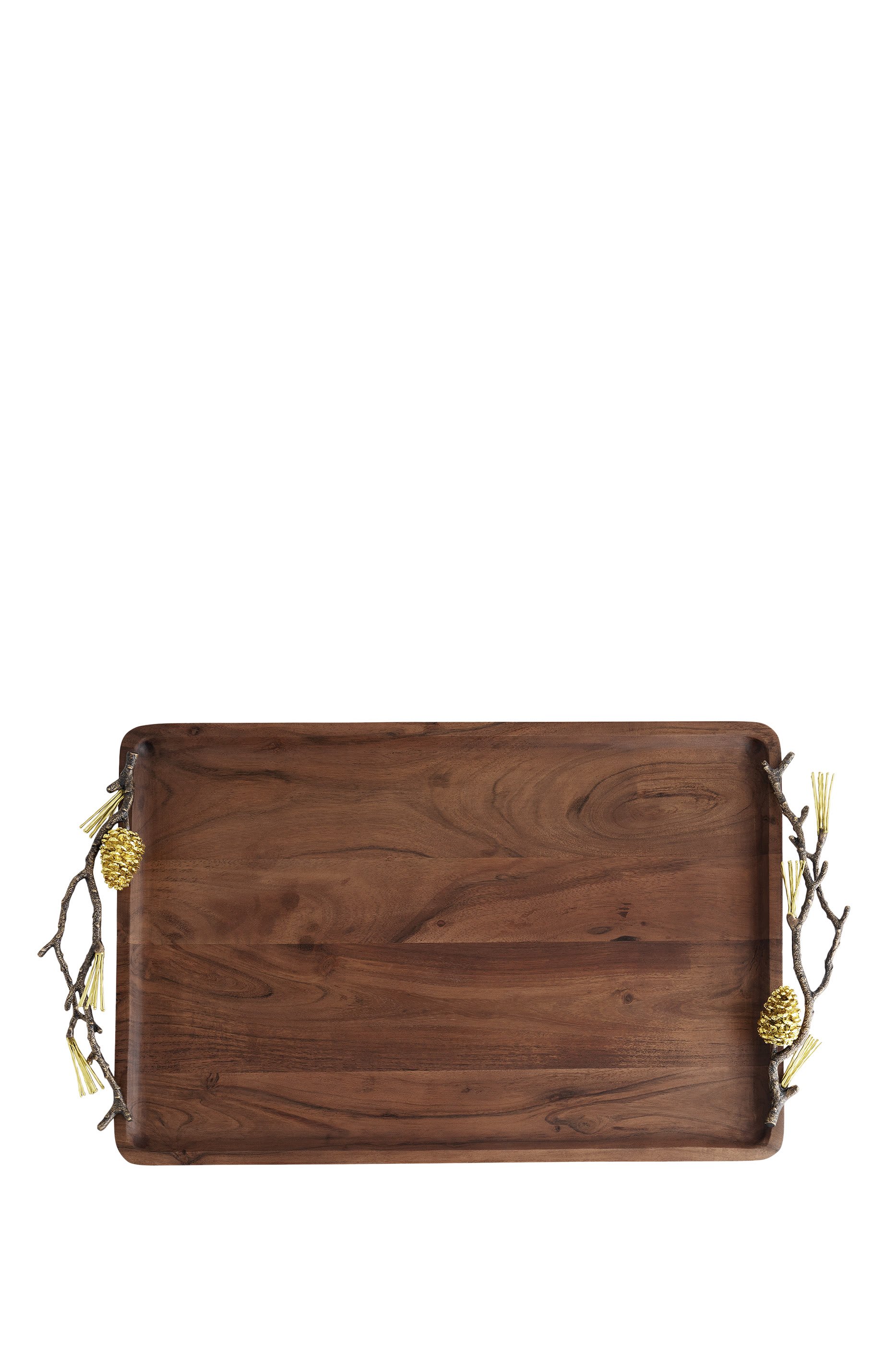 Pine Cone Medium Wood Tray