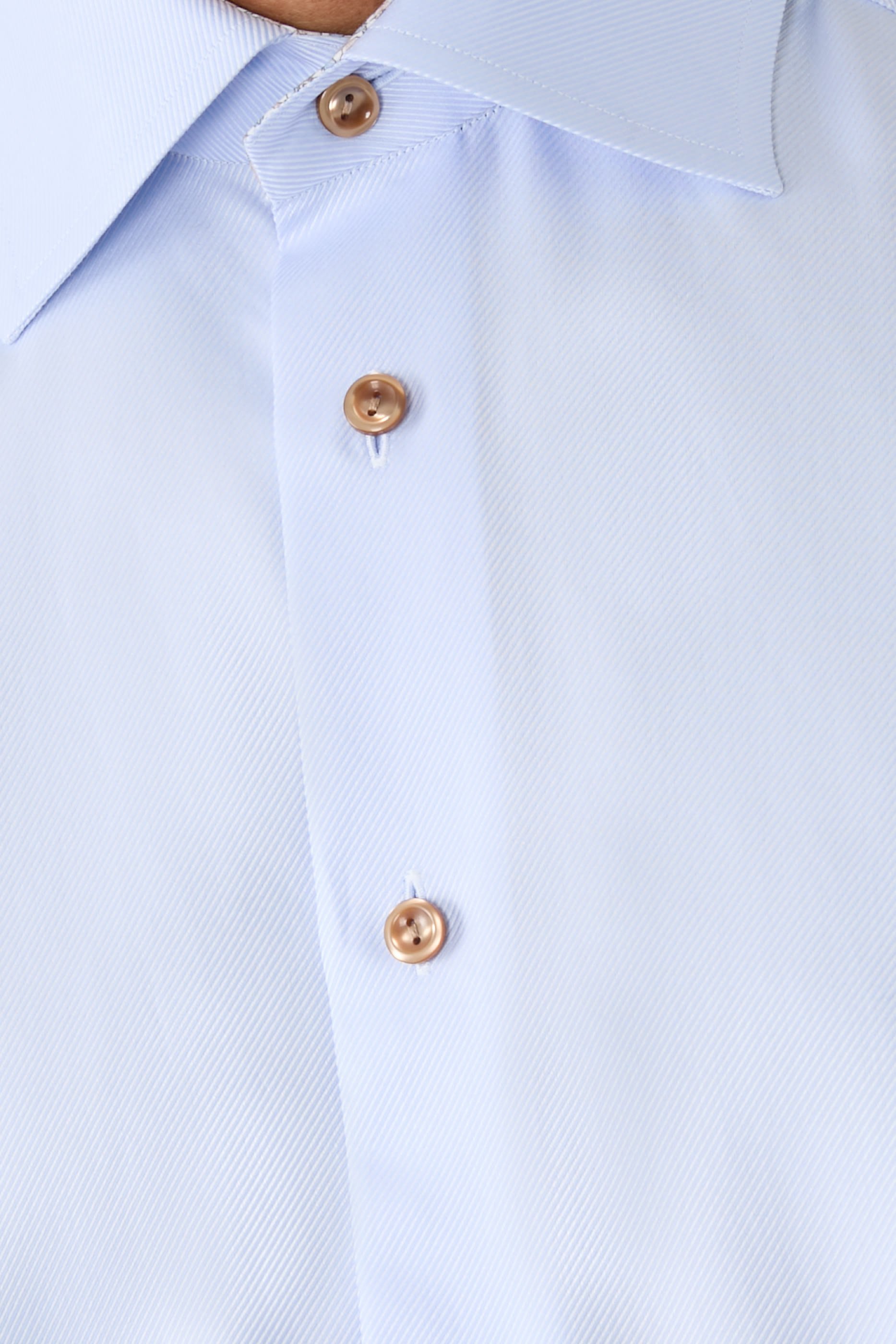 Geometric Effect Textured Twill Shirt