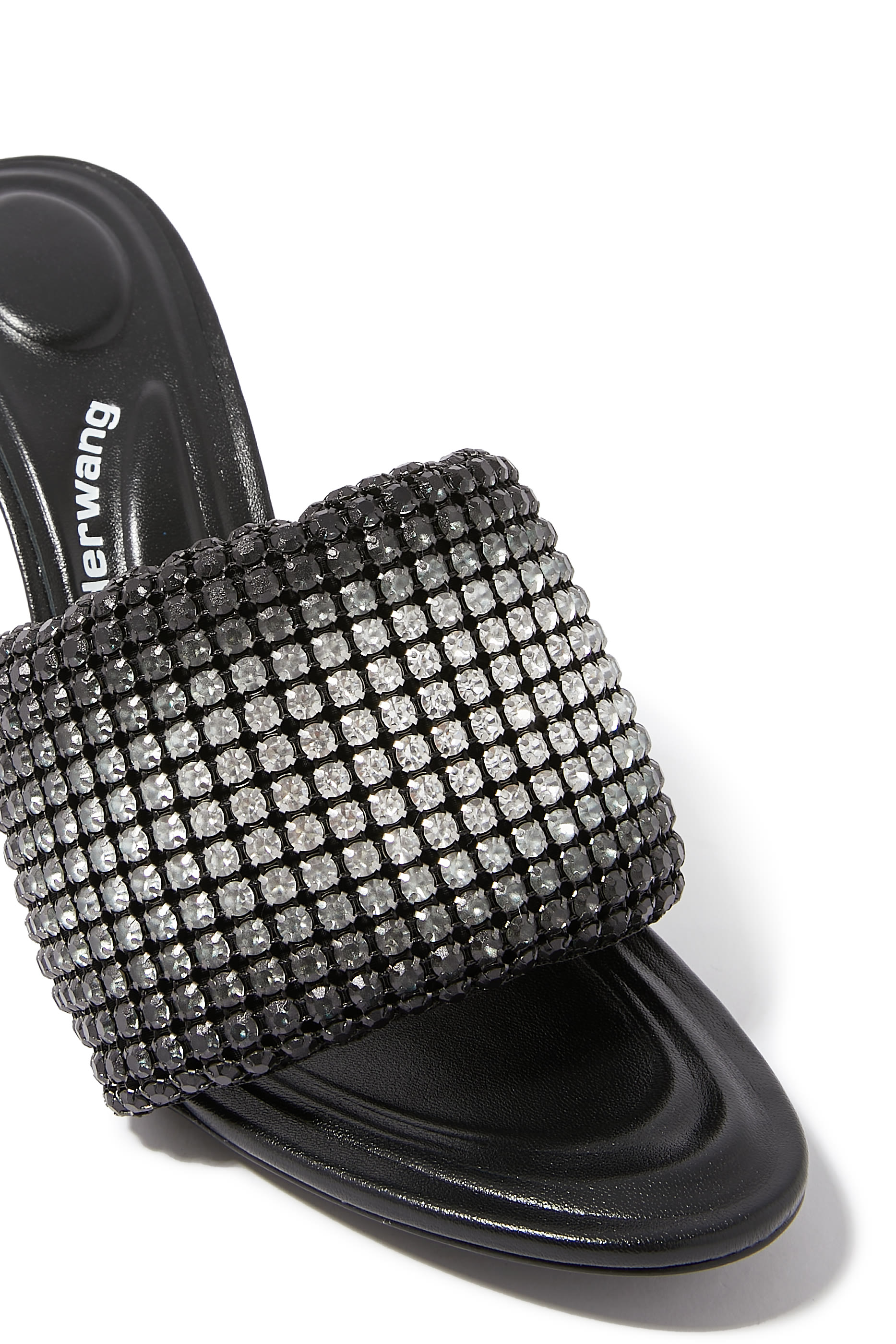 Heiress 85 Crystal Mesh Mules