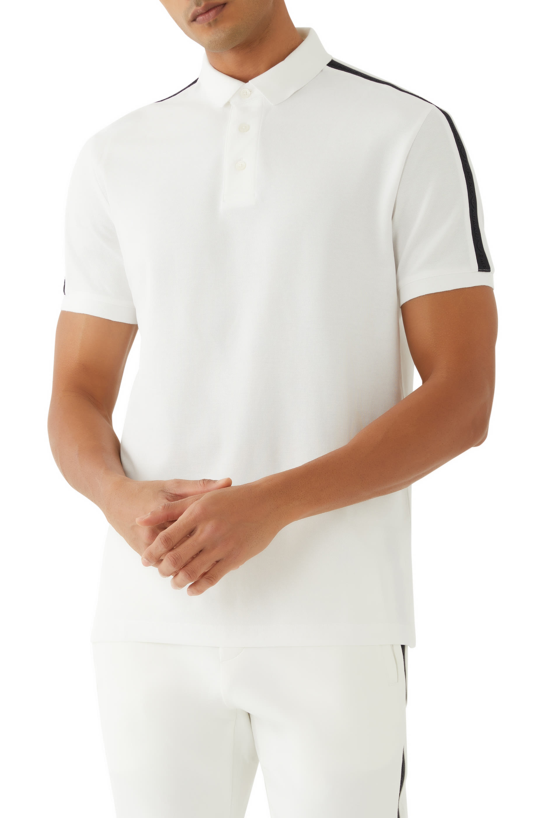 Embossed Logo Tape Polo Shirt