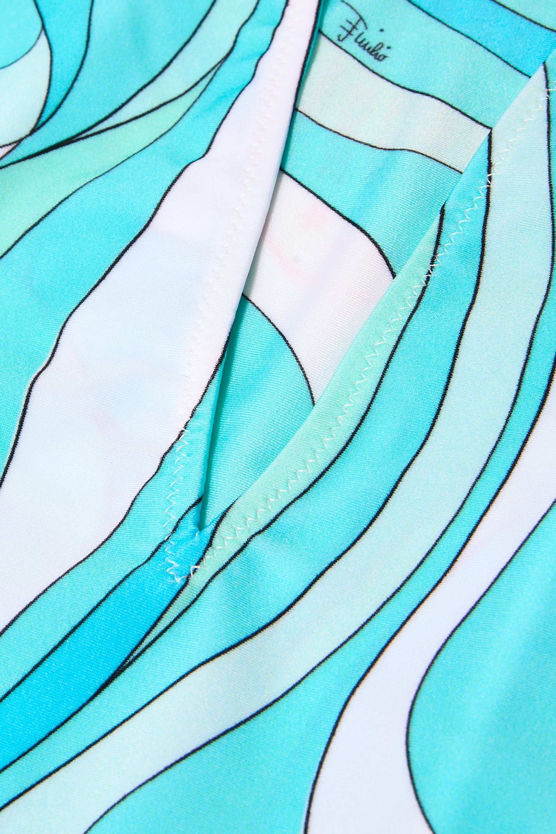 Marmo-Printed One-Piece Swimsuit