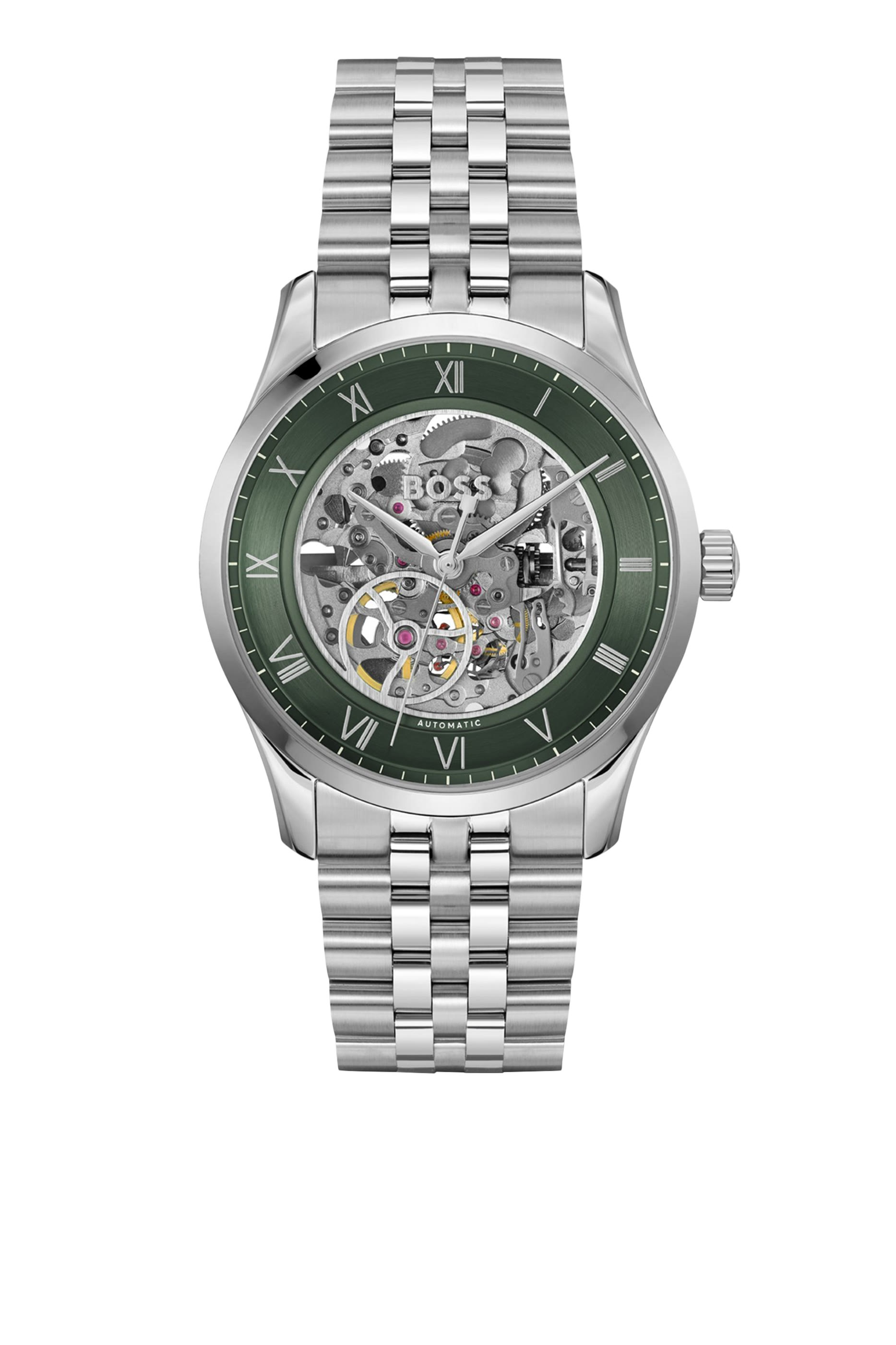 Principle Skeleton Stainless-Steel Automatic Watch