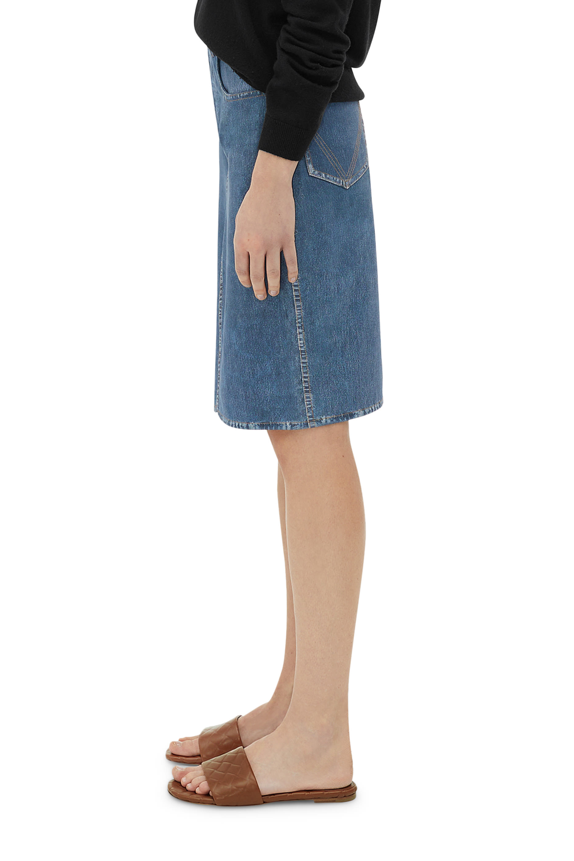 Amy Flat Leather Mules