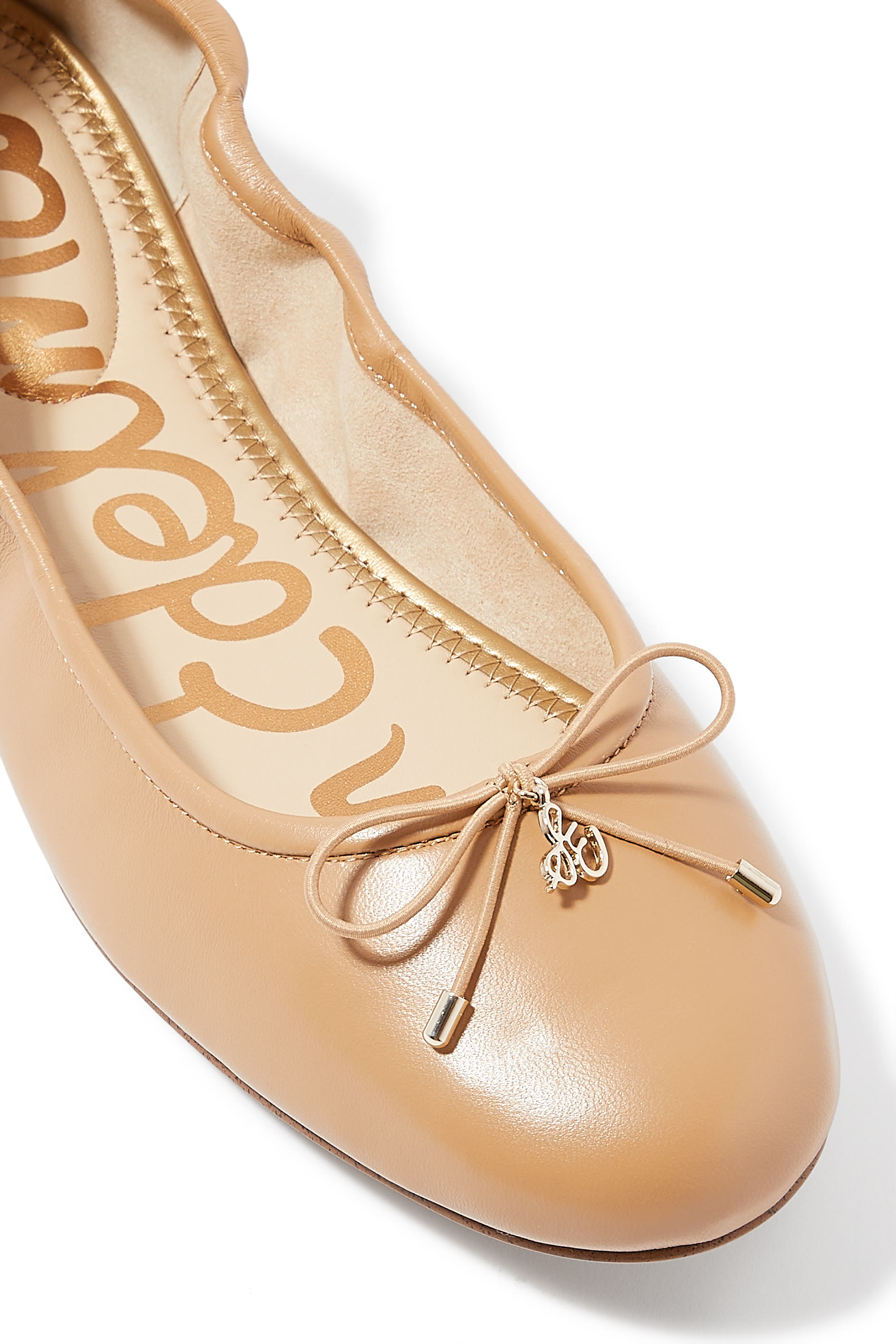 Felicia Leather Ballerinas