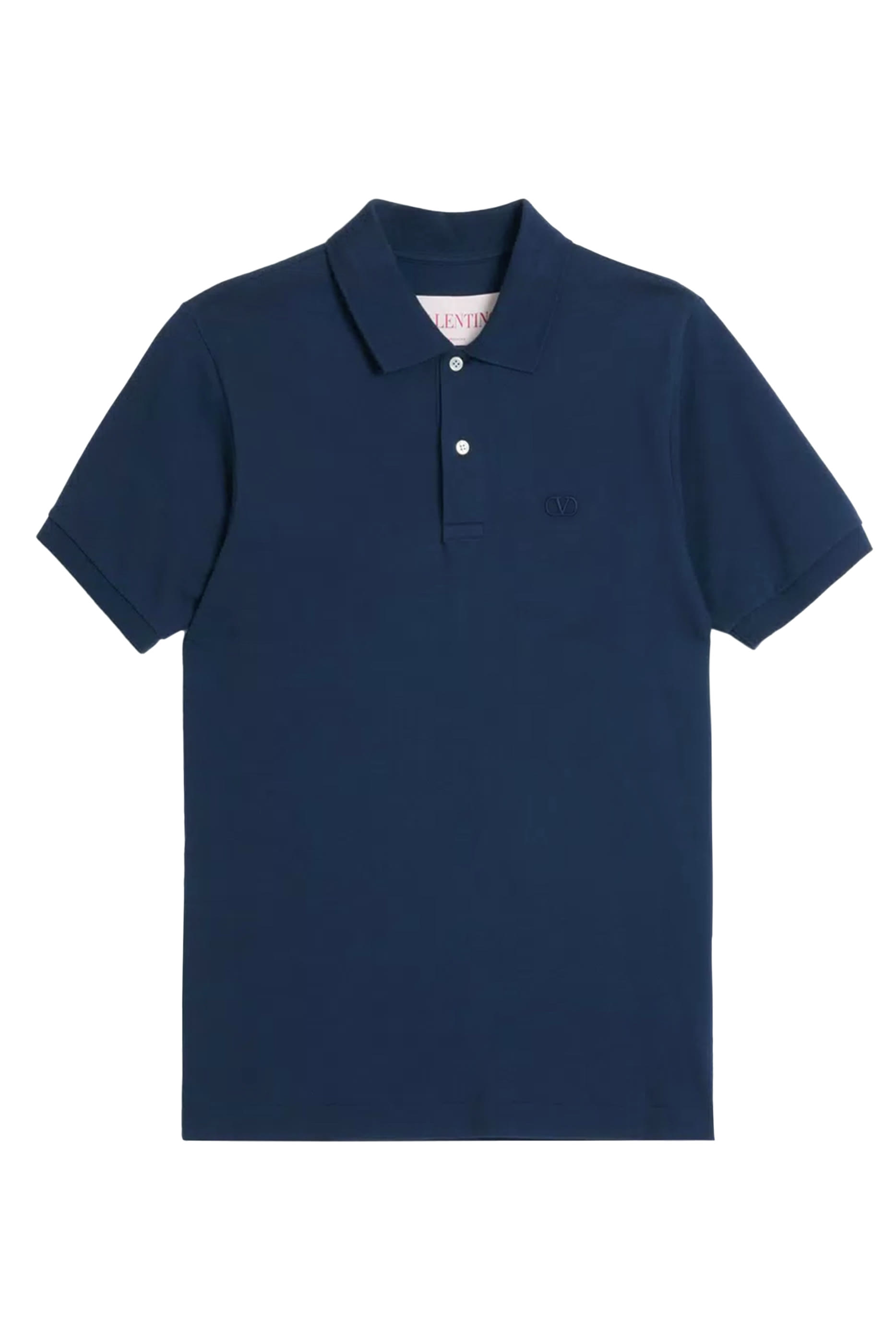 Vlogo Embroidery Cotton Piqué Polo Shirt