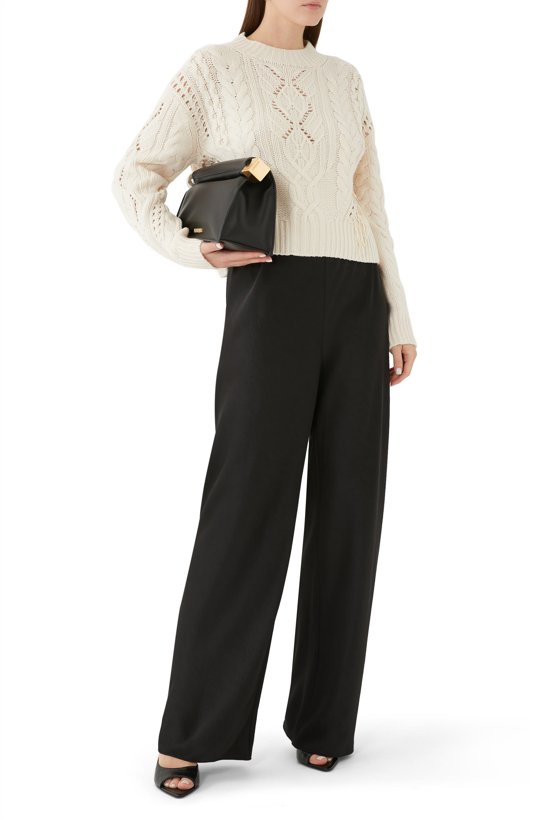 Fluid Satin Bias Pants