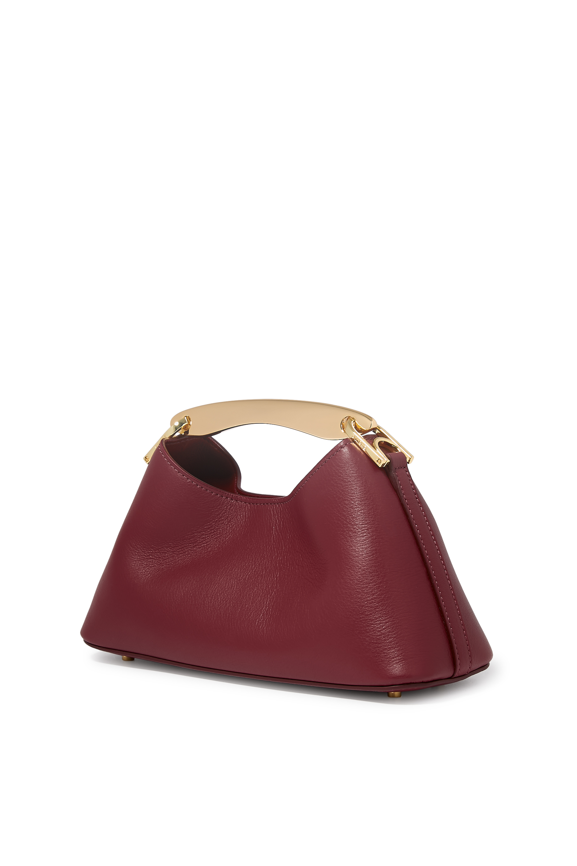 Mini Boomerang Leather Bag