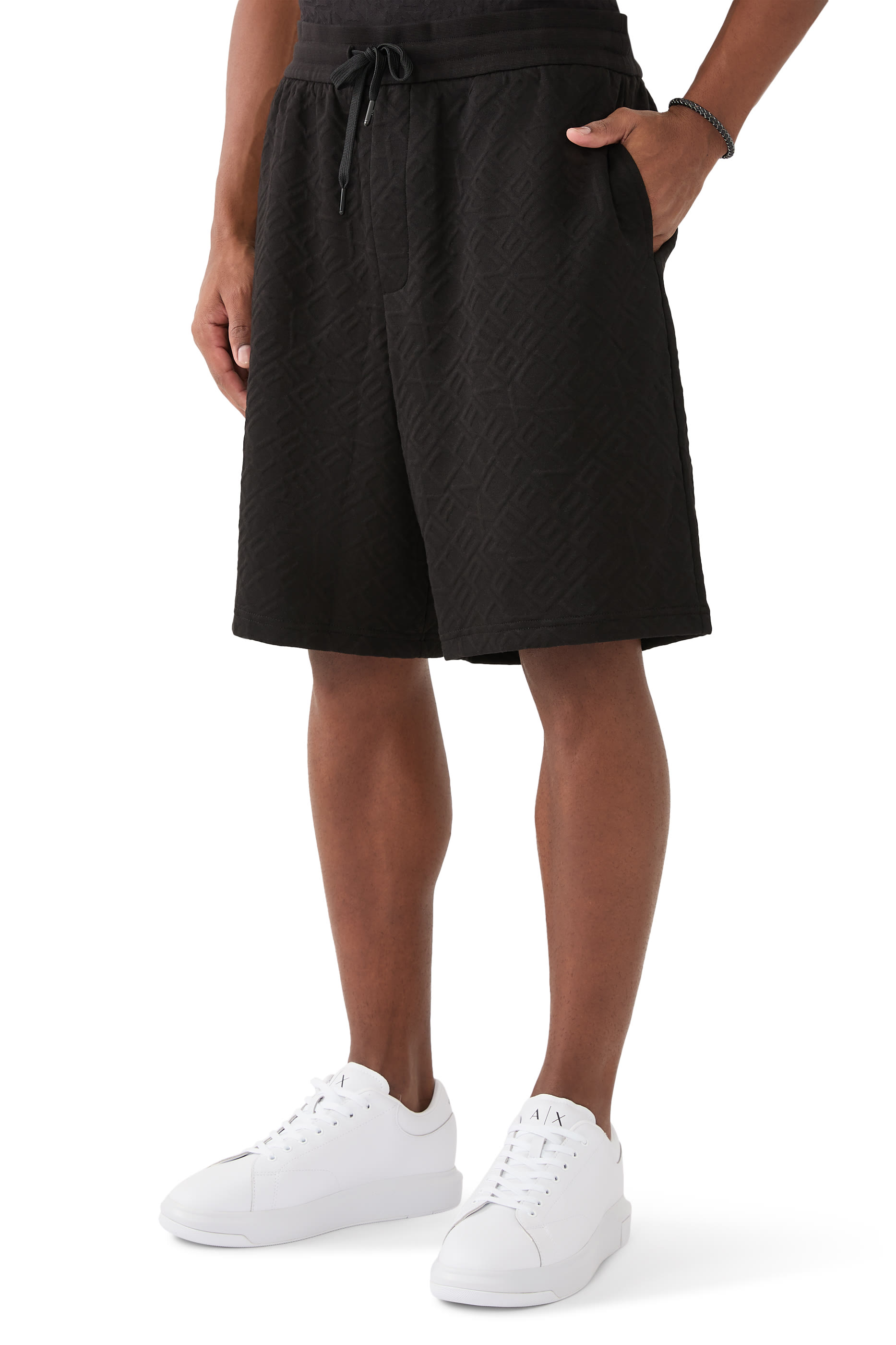 All Over Logo Lettering Shorts 