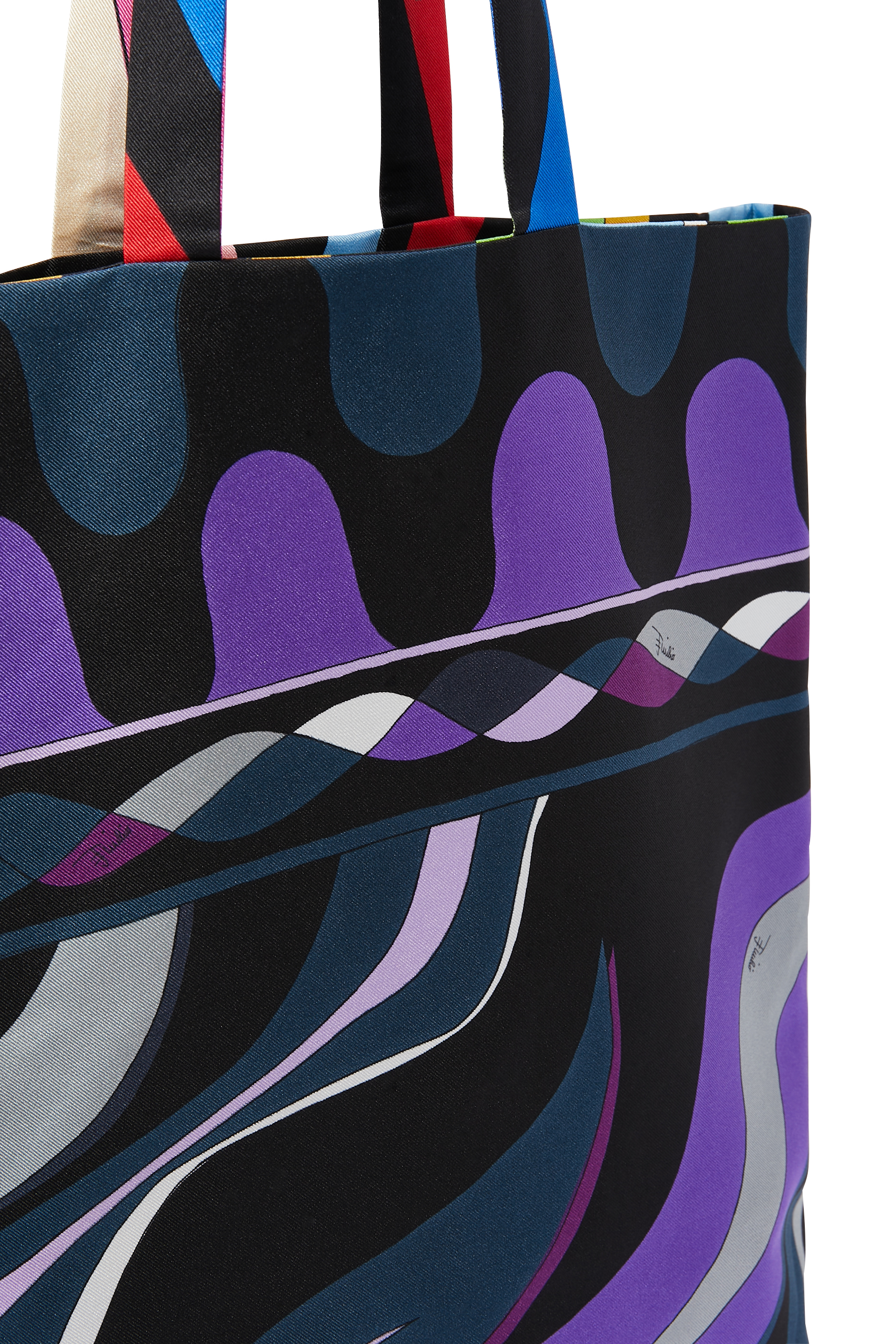 Gallery Reversible Silk Twill Tote Bag