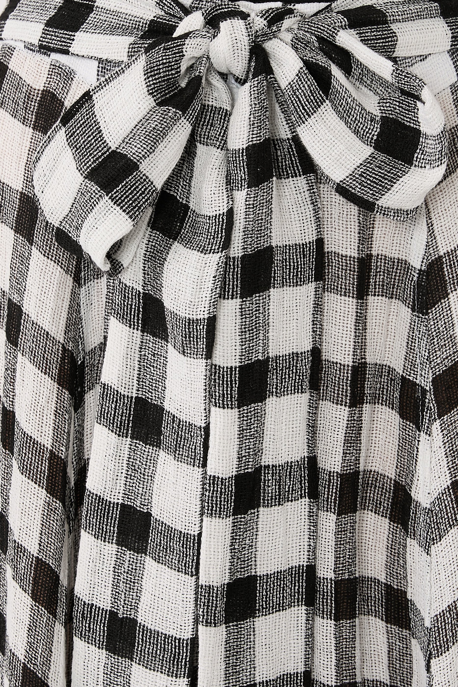 Checkered Beach Skirt
