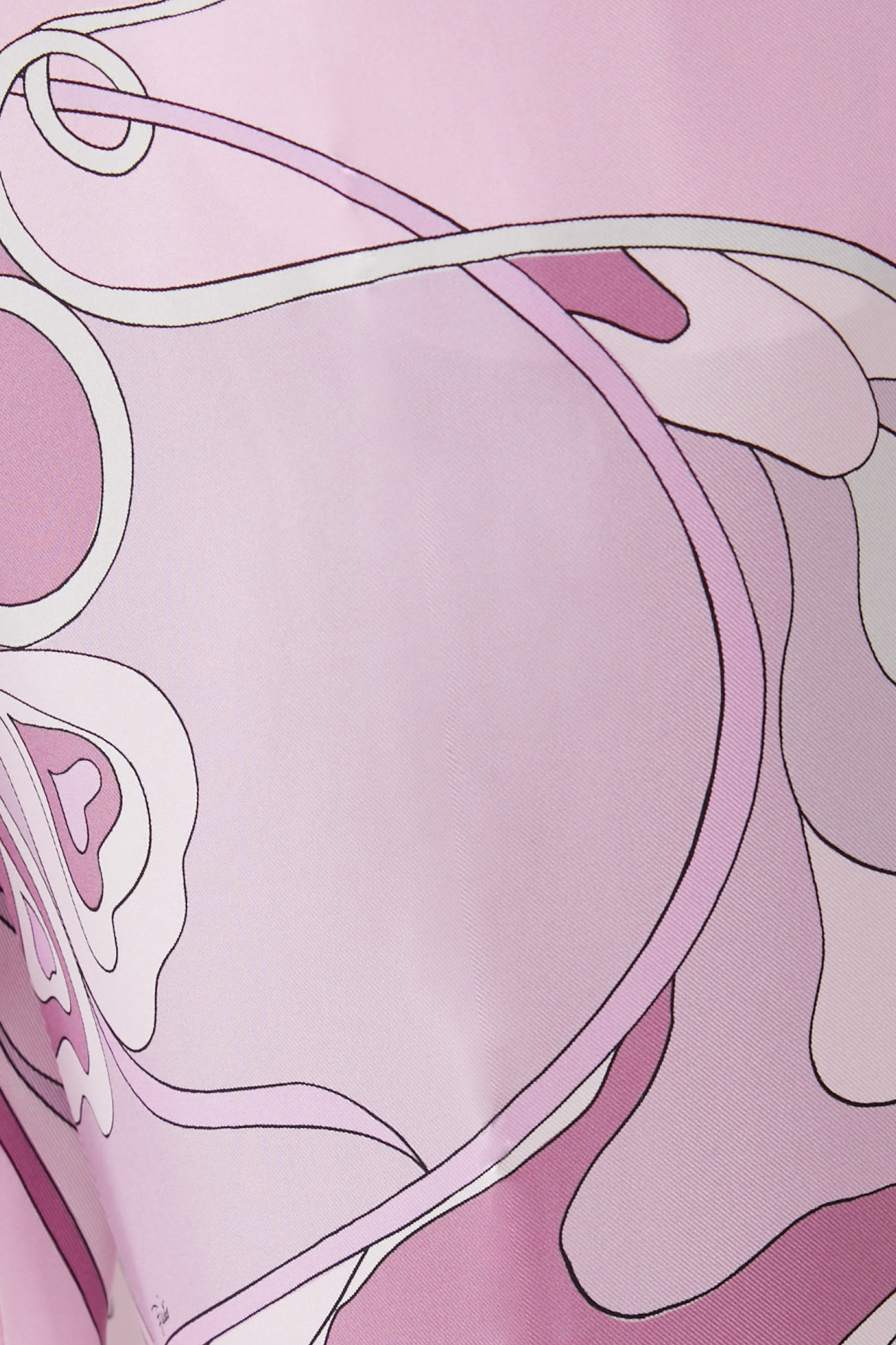 Orchidee-Print Silk-Twill Trousers