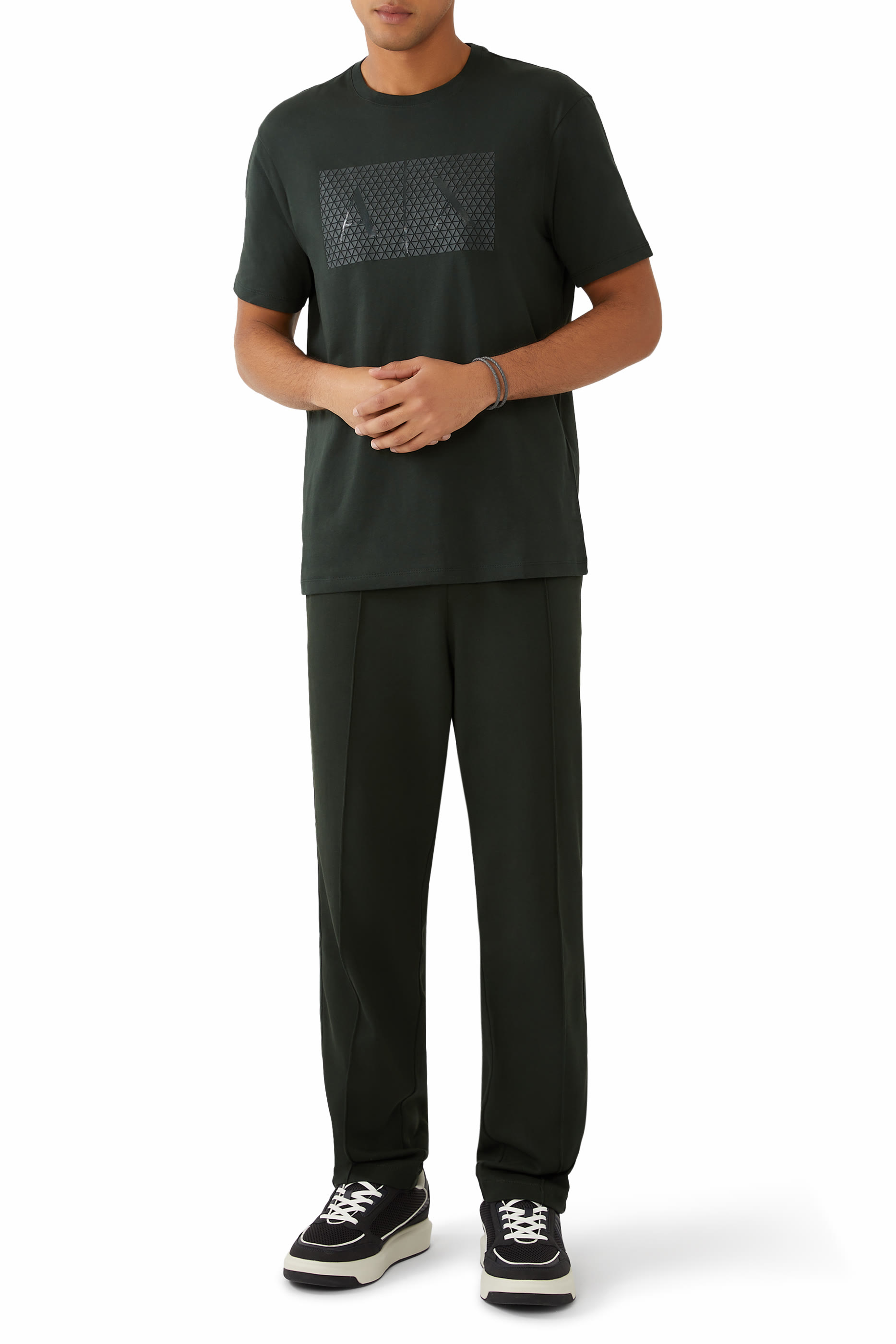 Triangulation Logo Print T-Shirt