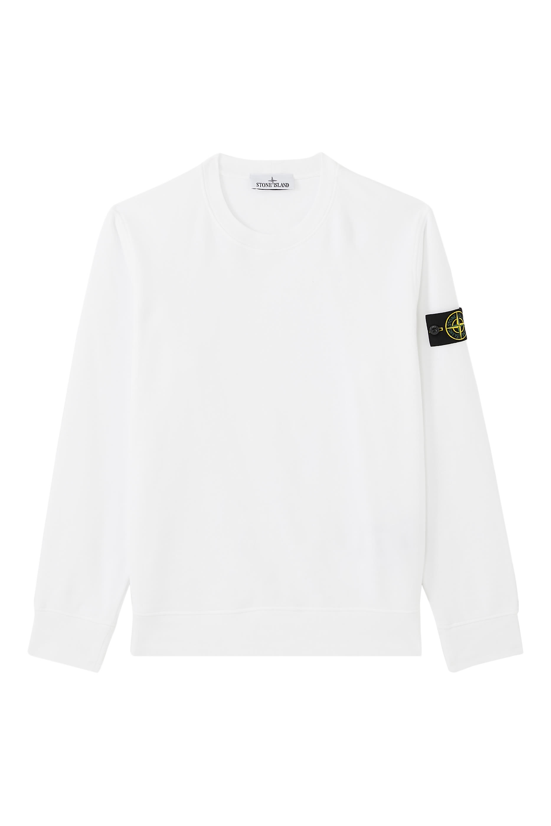 Logo Patch Organic Cotton Fleece Sweatshirt