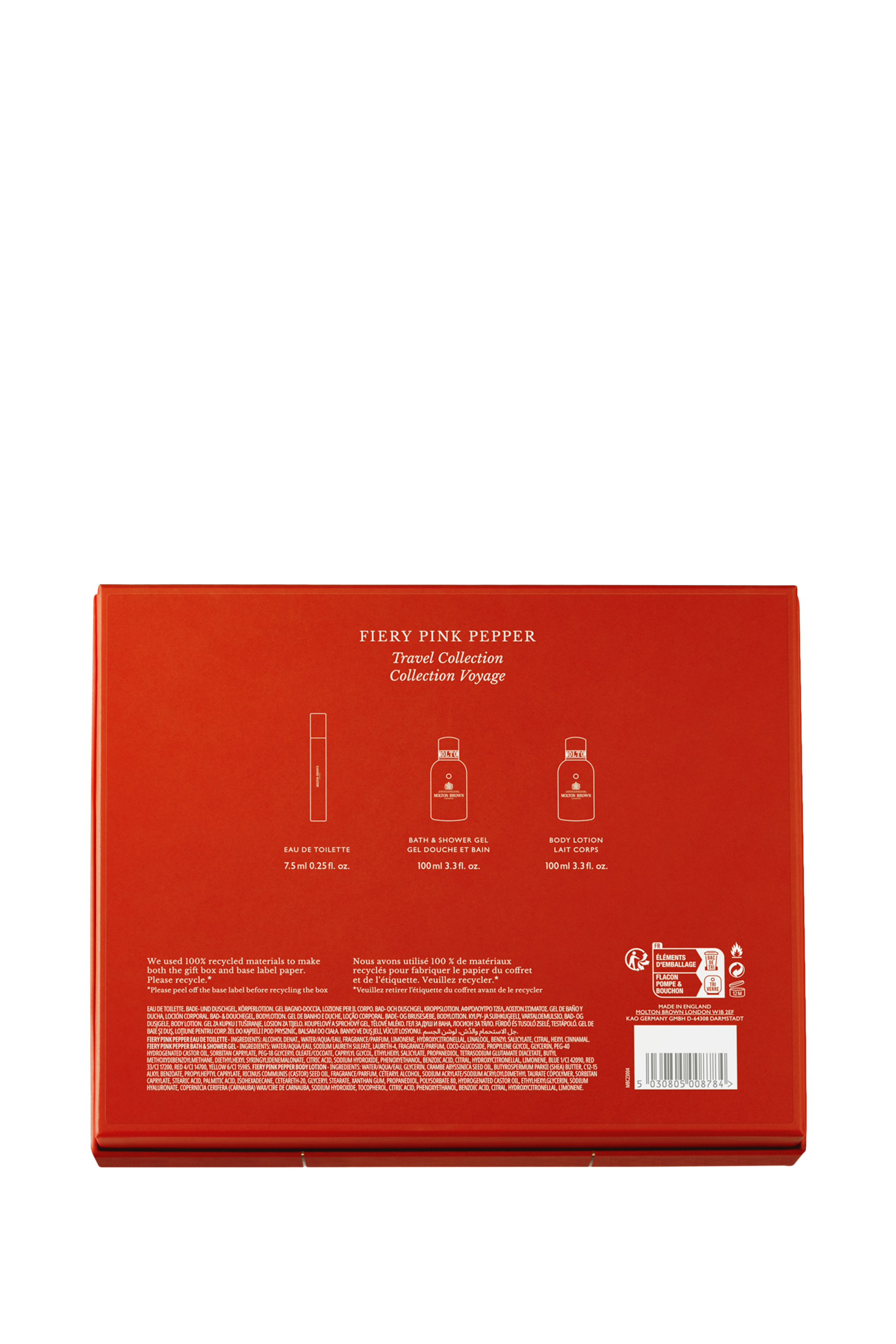 Fiery Pink Pepper Travel Gift Set