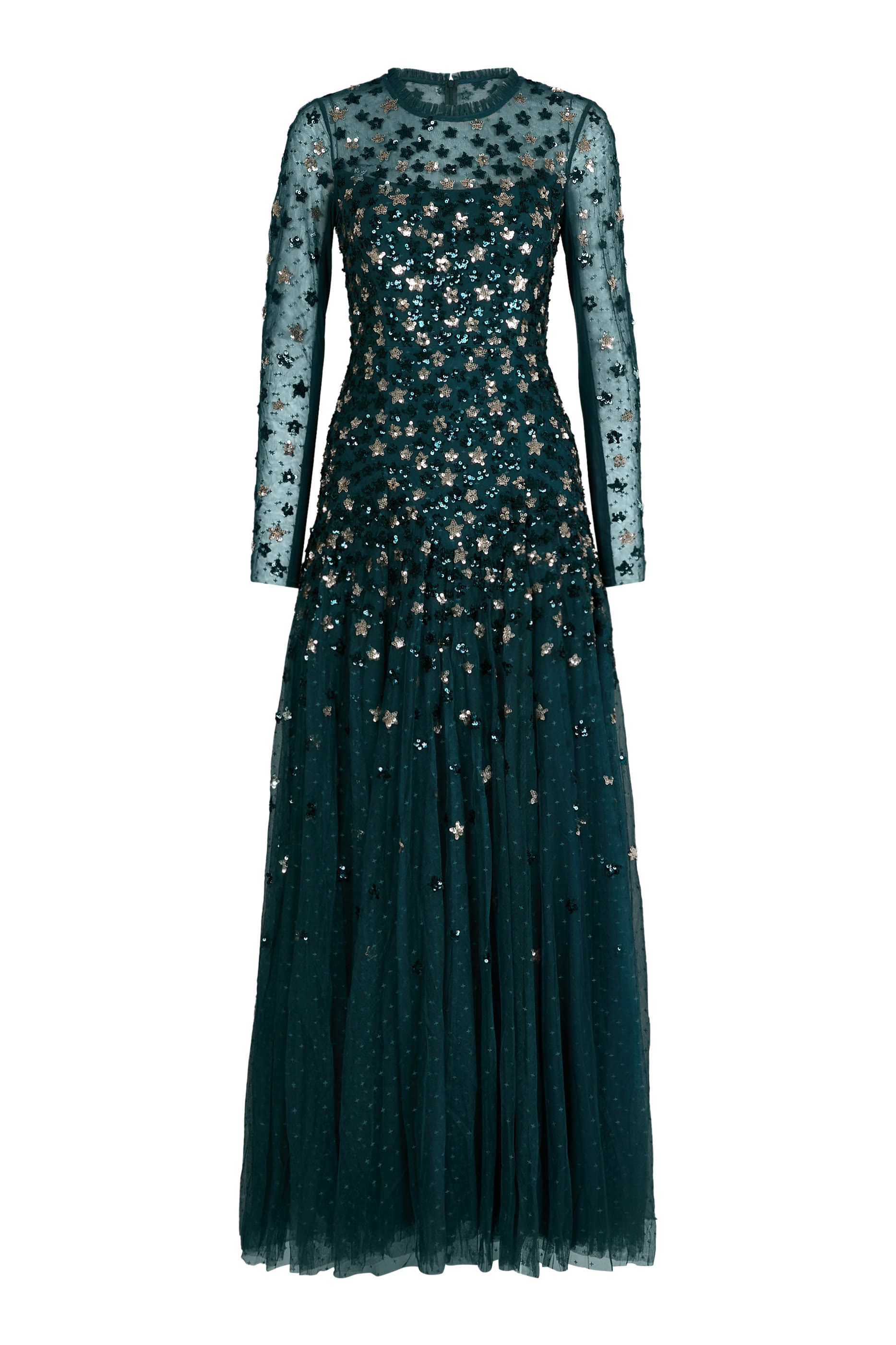 Starry Nights Round Neck Gown