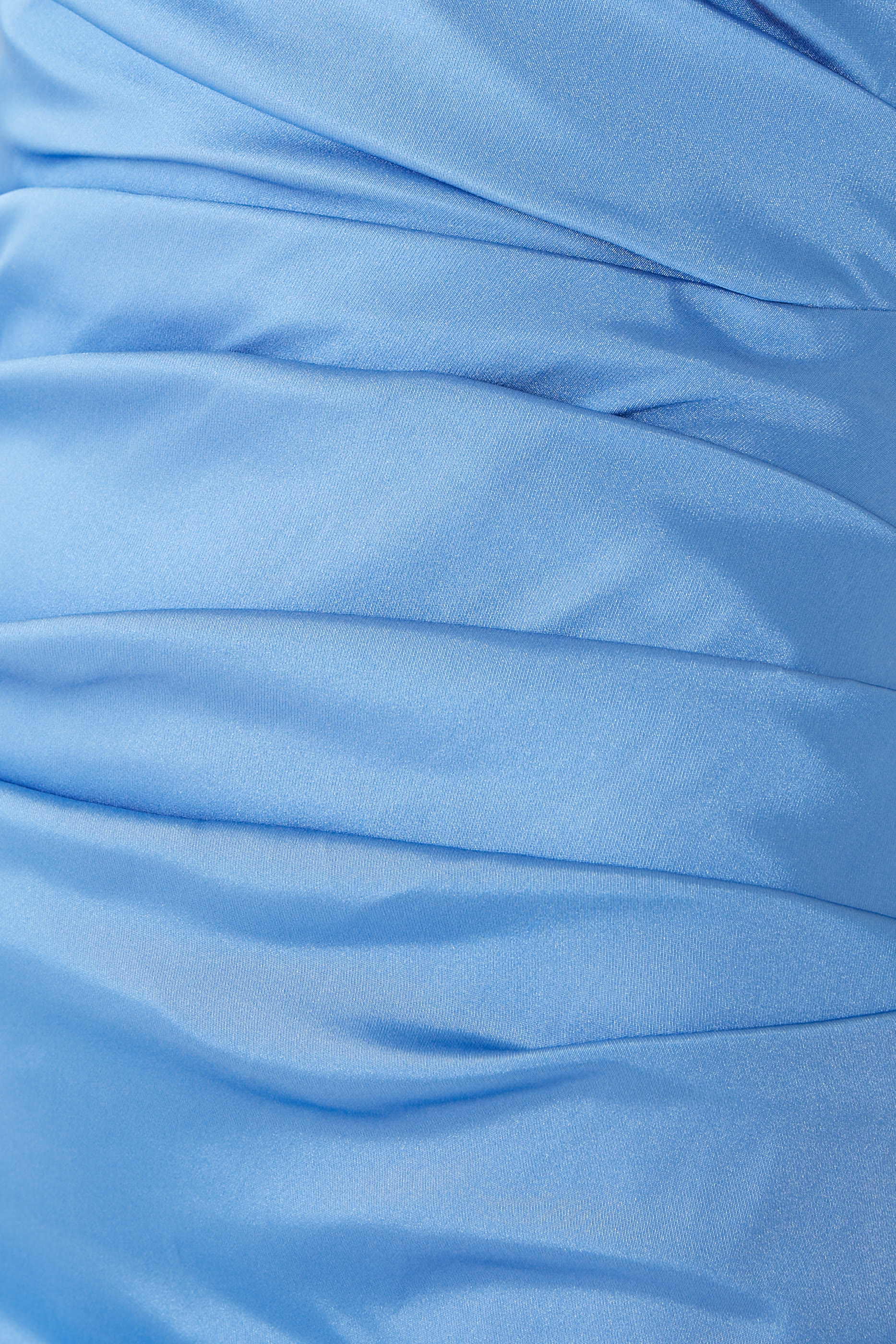 Off-Shoulder Stretch Satin Gown