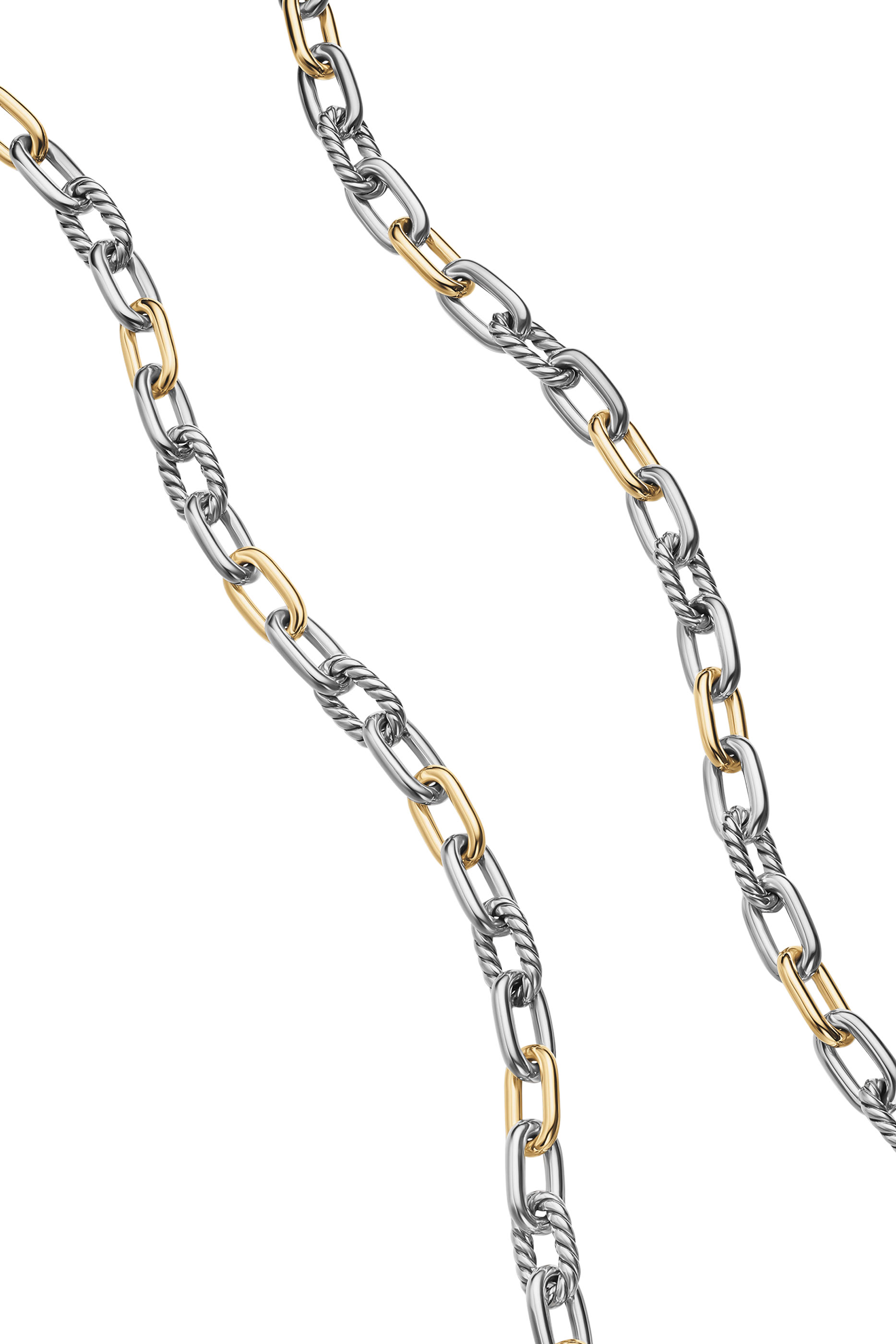Madison&reg; Chain Necklace, Sterling Silver with 18K Bonded Yellow Gold