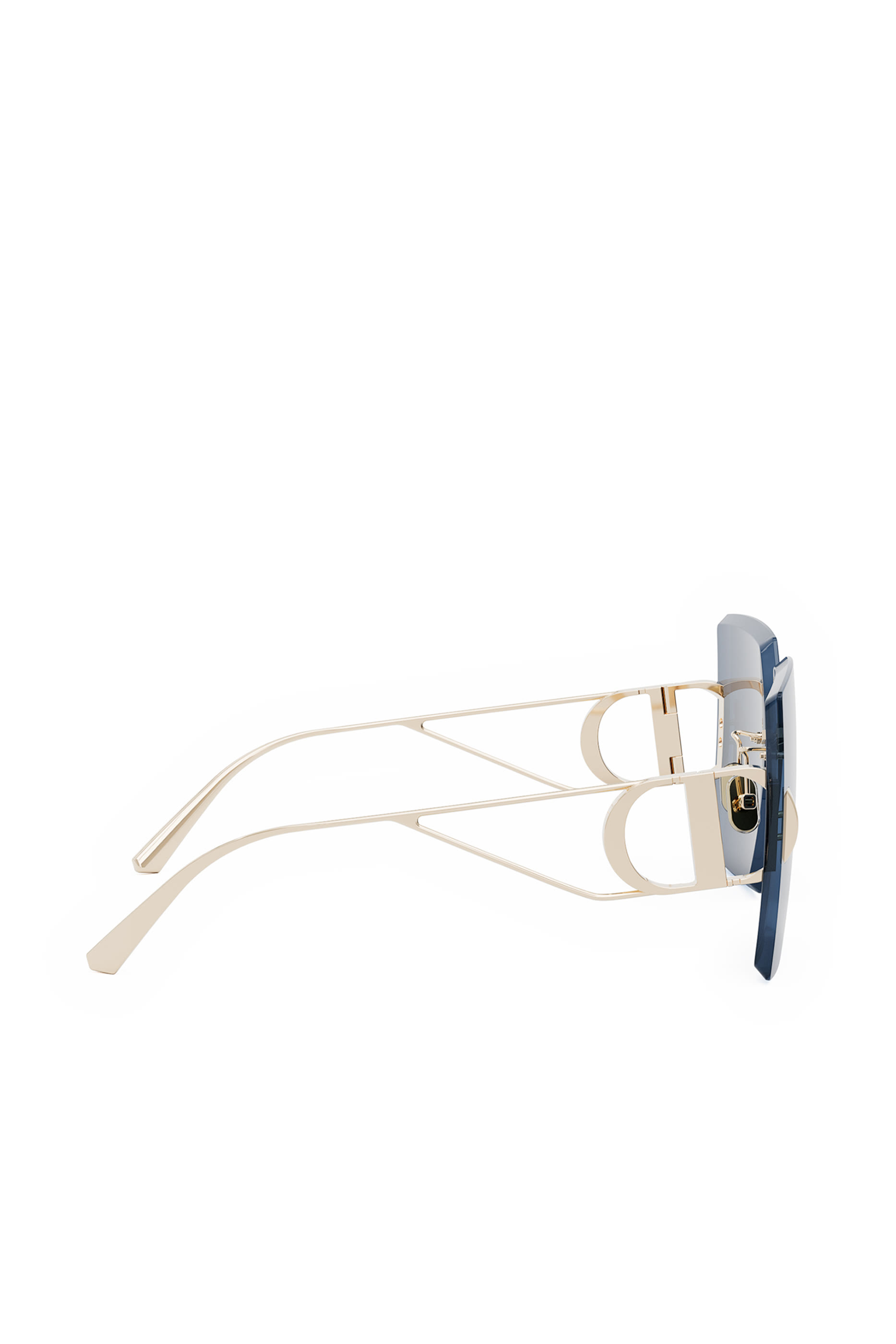 30Montaigne S7U Gold Geometric Sunglasses
