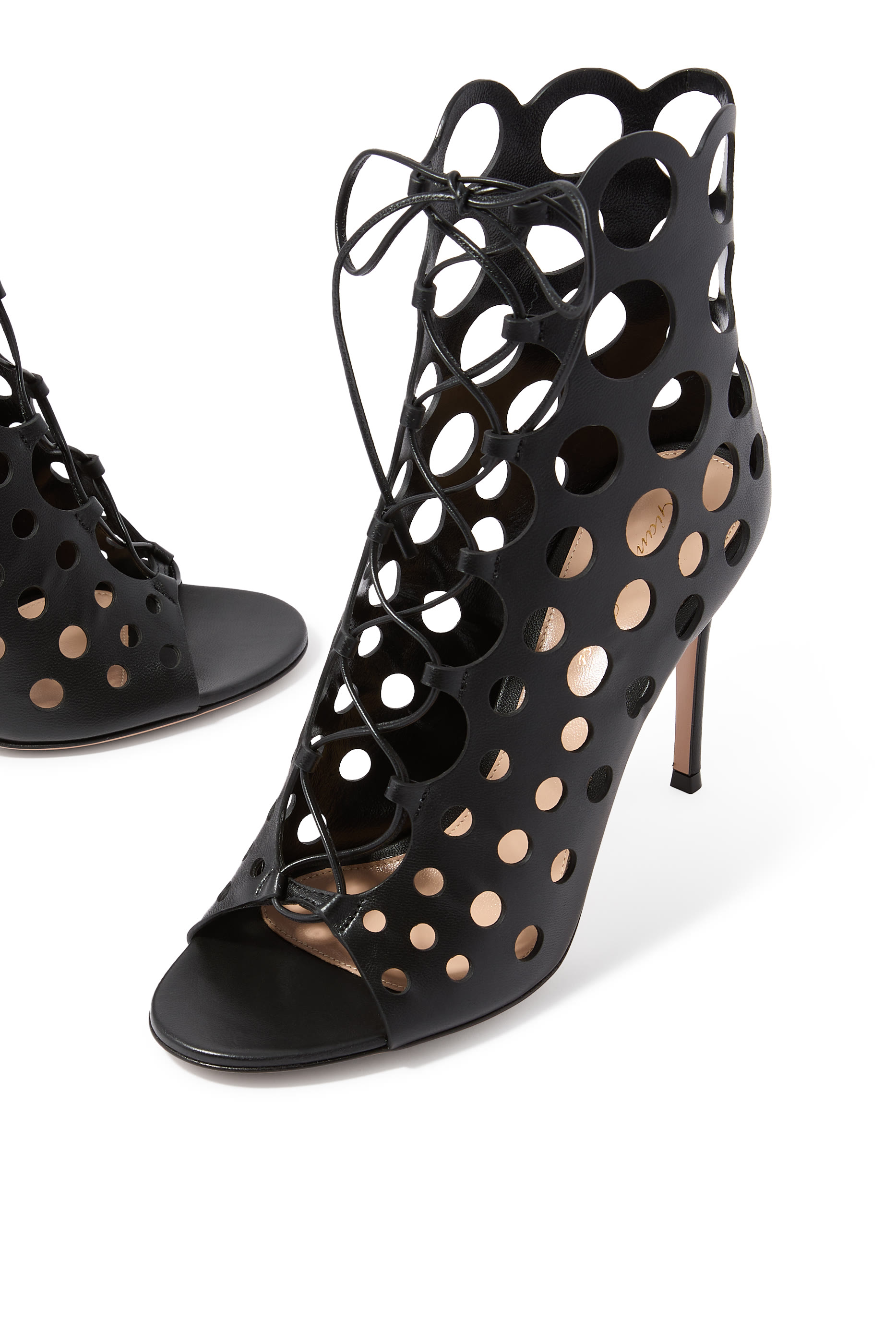 Cutout Lace-Up 95 Boots