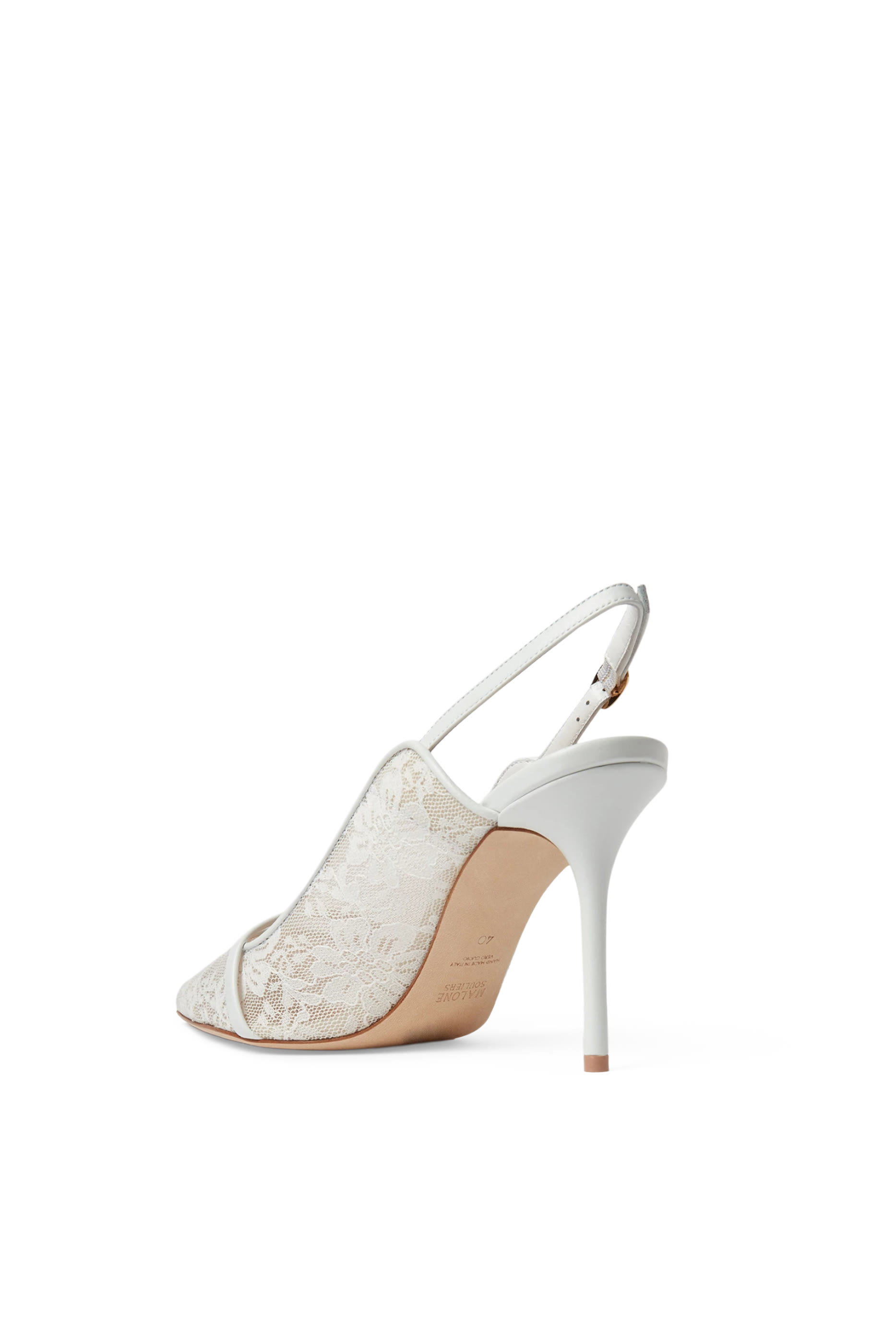 Marion 85 Lace Slingback Pumps