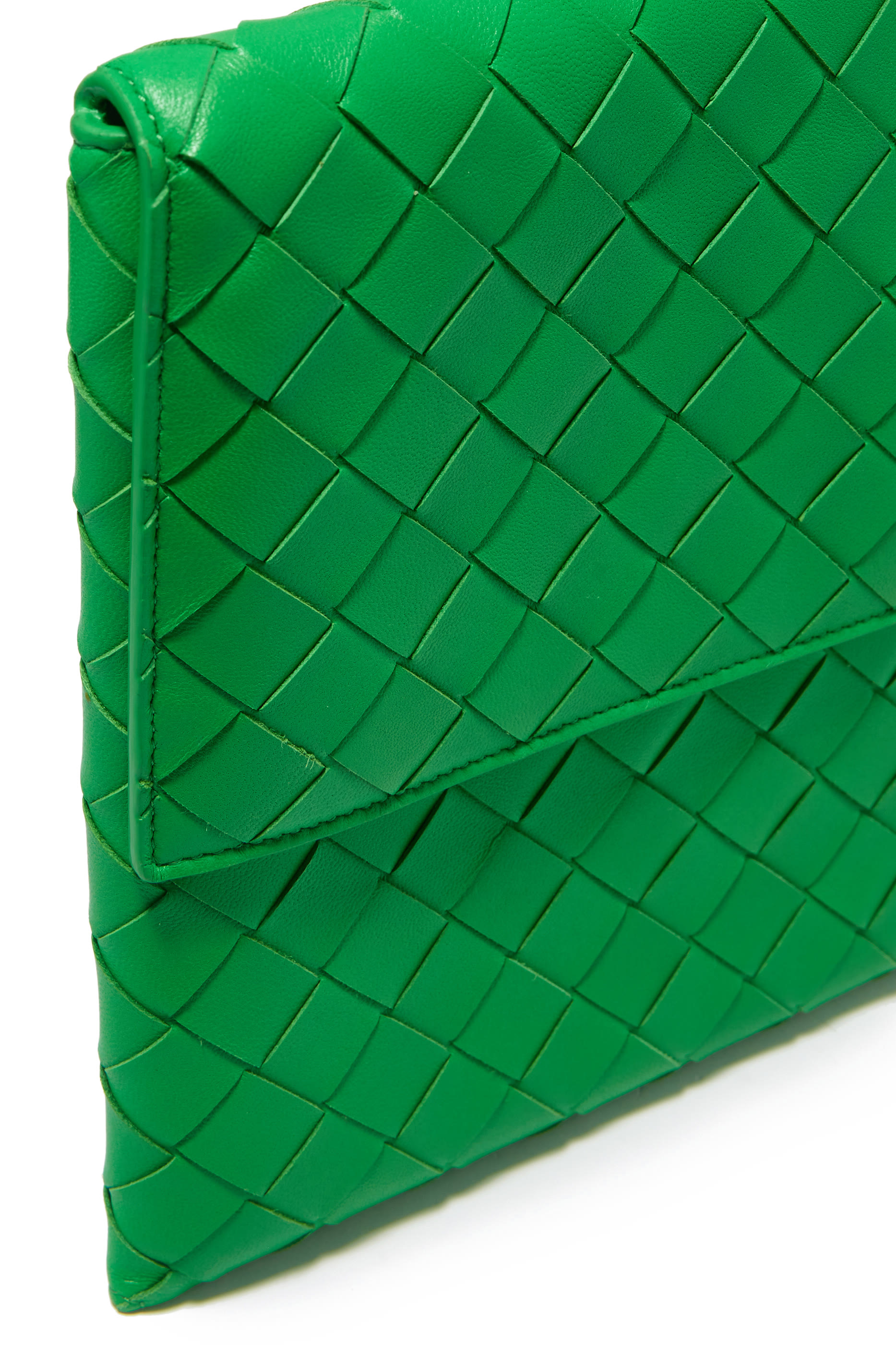 Medium Intrecciato Flap Pouch