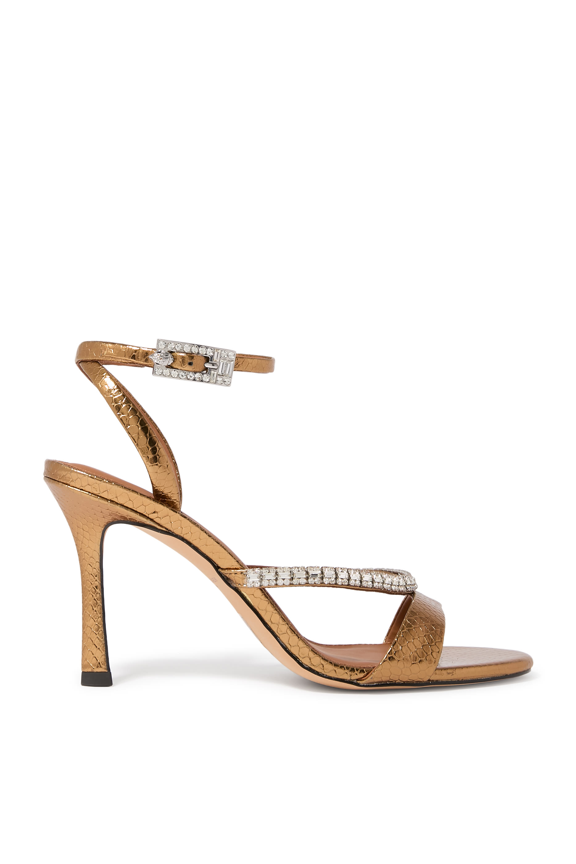 Crystal Strap Sandals 90