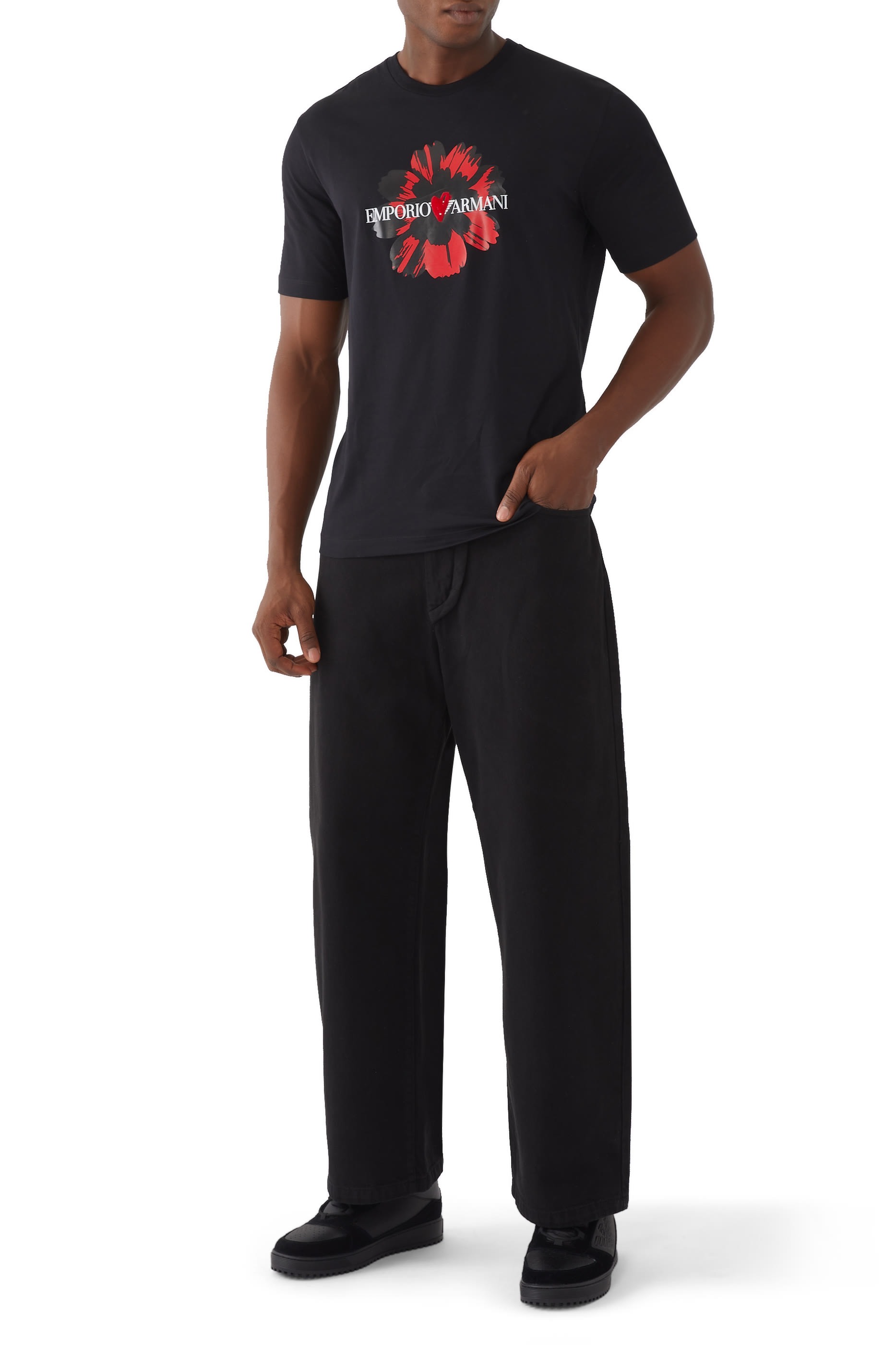 Mon Amour Bull Denim Baggy Pants