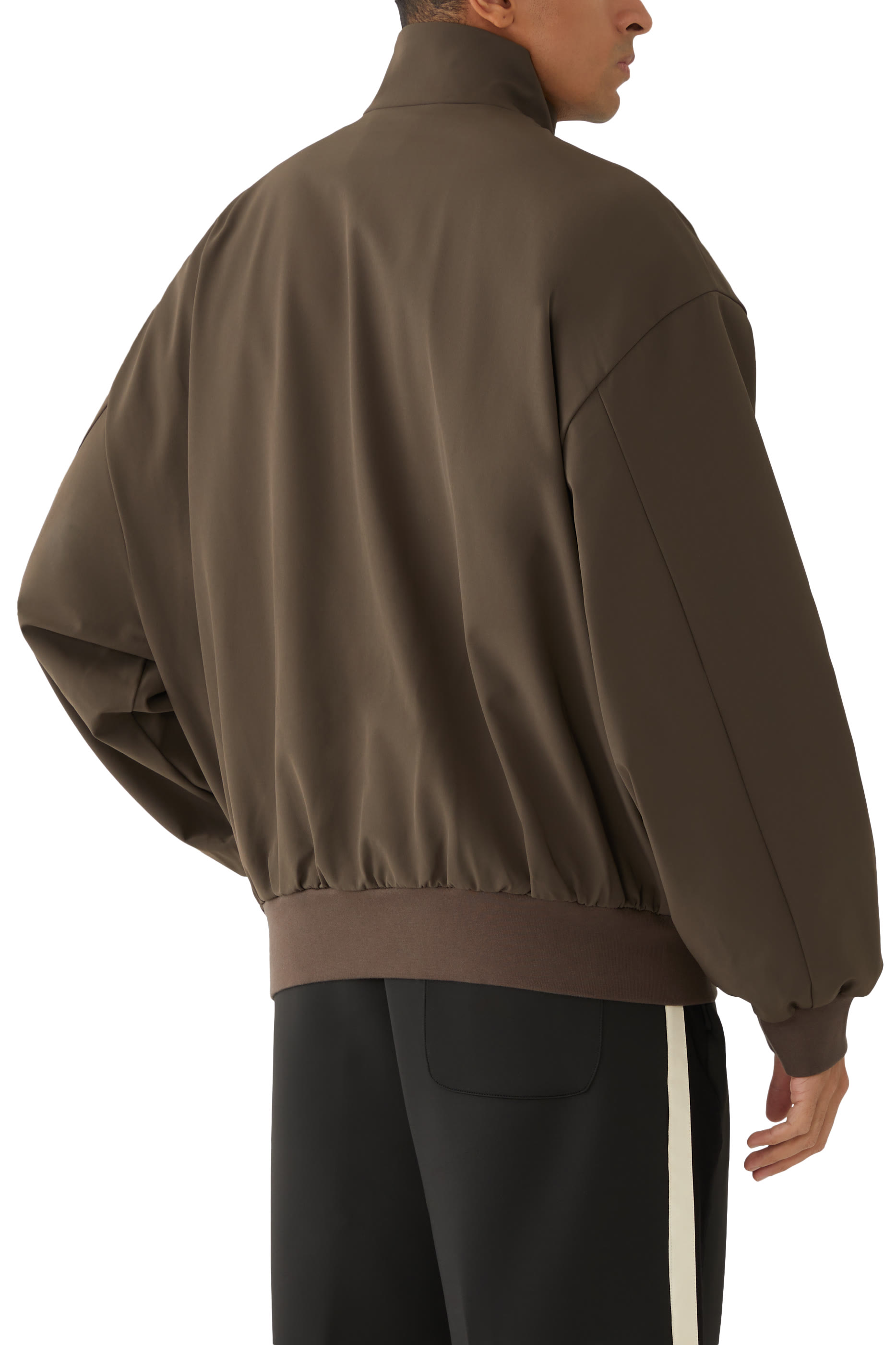 Bonded Nylon Hooded Bomber